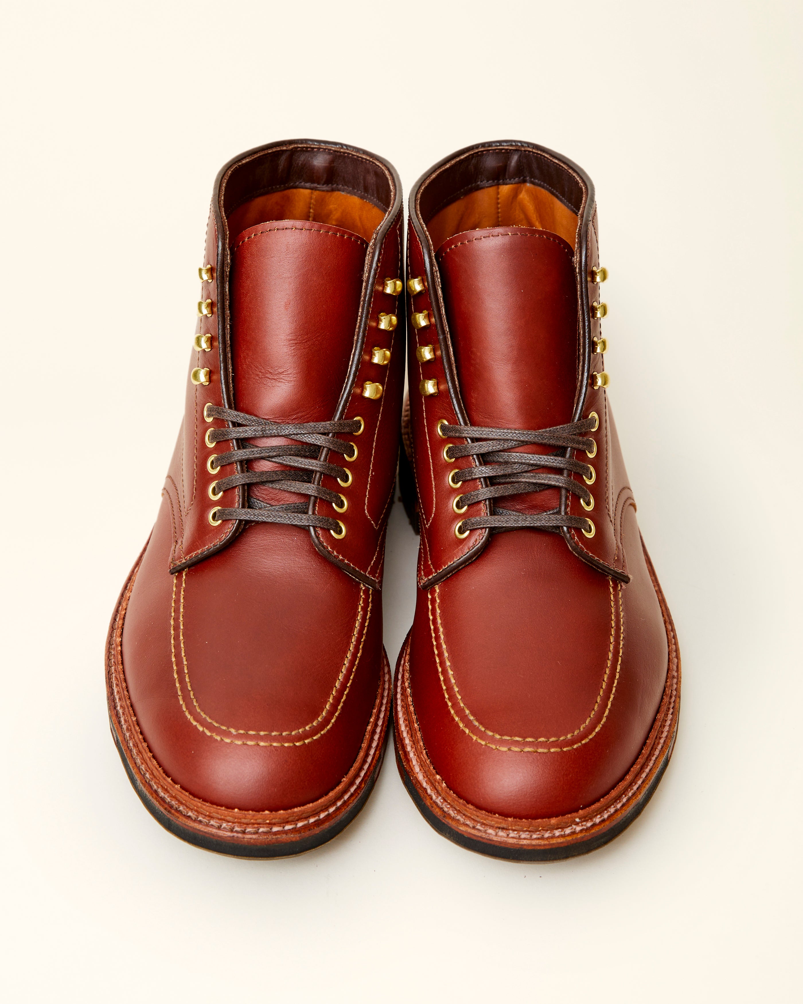 405C Indy Boot in Mahogany Workboot Leather, Trubalance Last