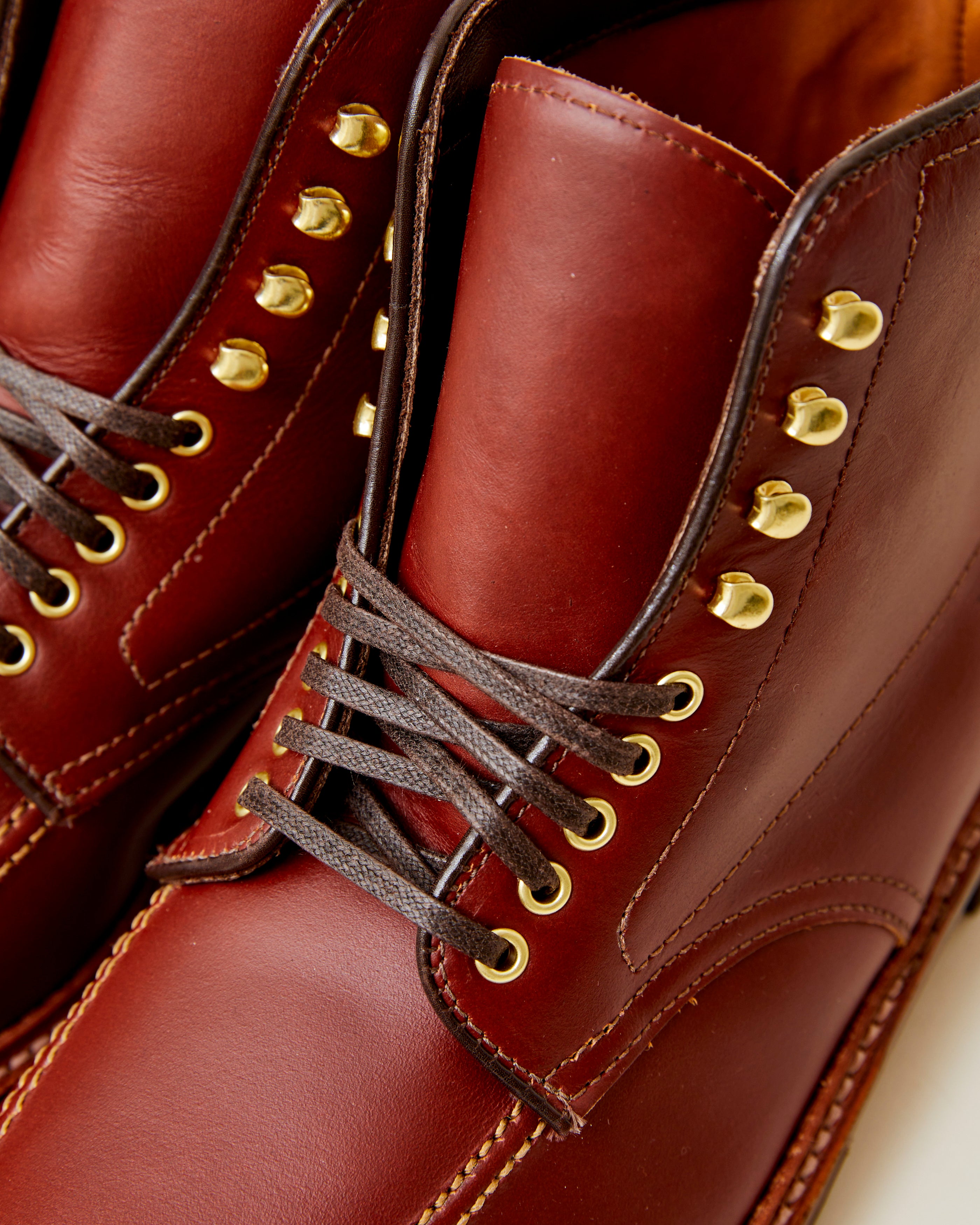 405C Indy Boot in Mahogany Workboot Leather, Trubalance Last