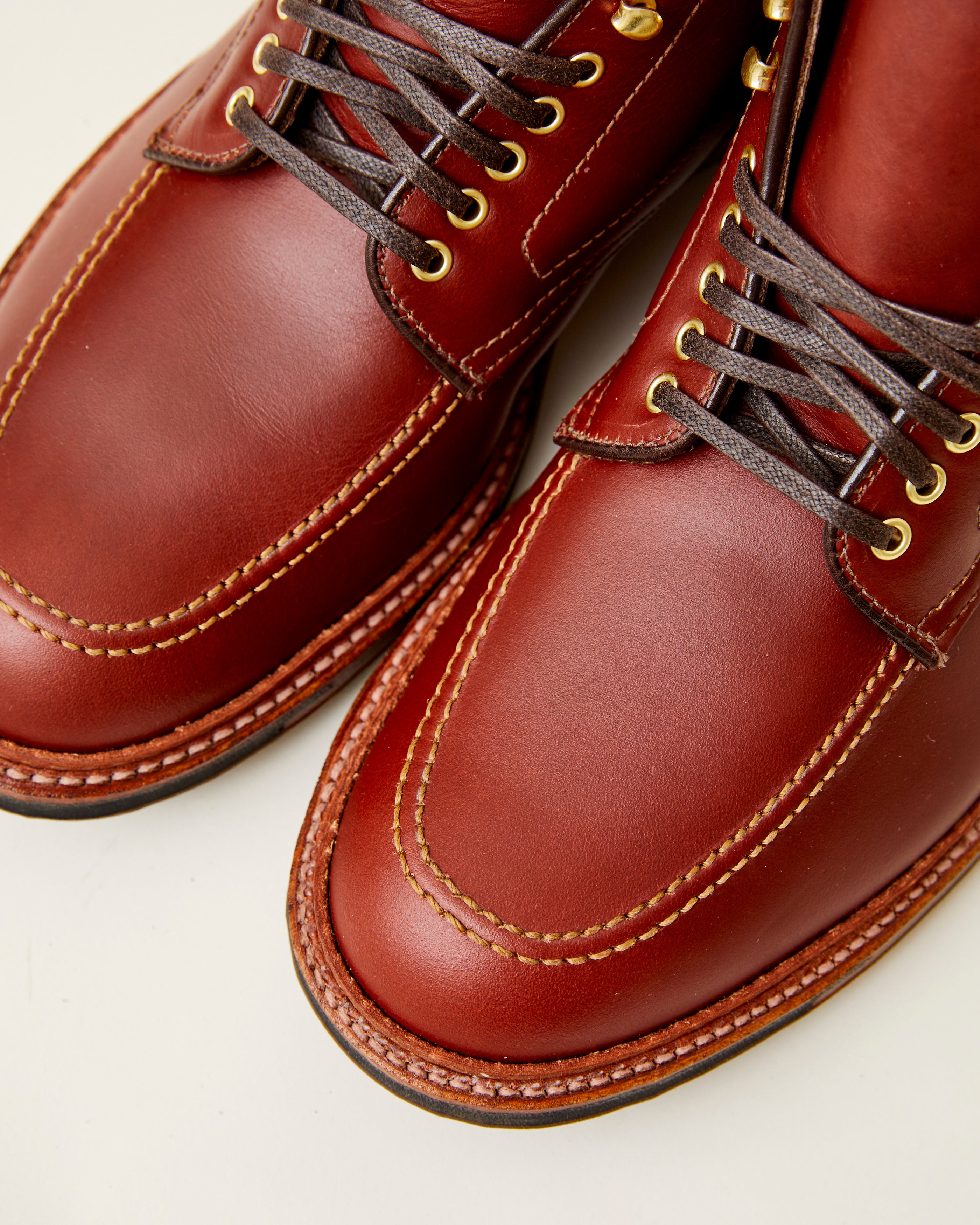 405C Indy Boot in Mahogany Workboot Leather, Trubalance Last