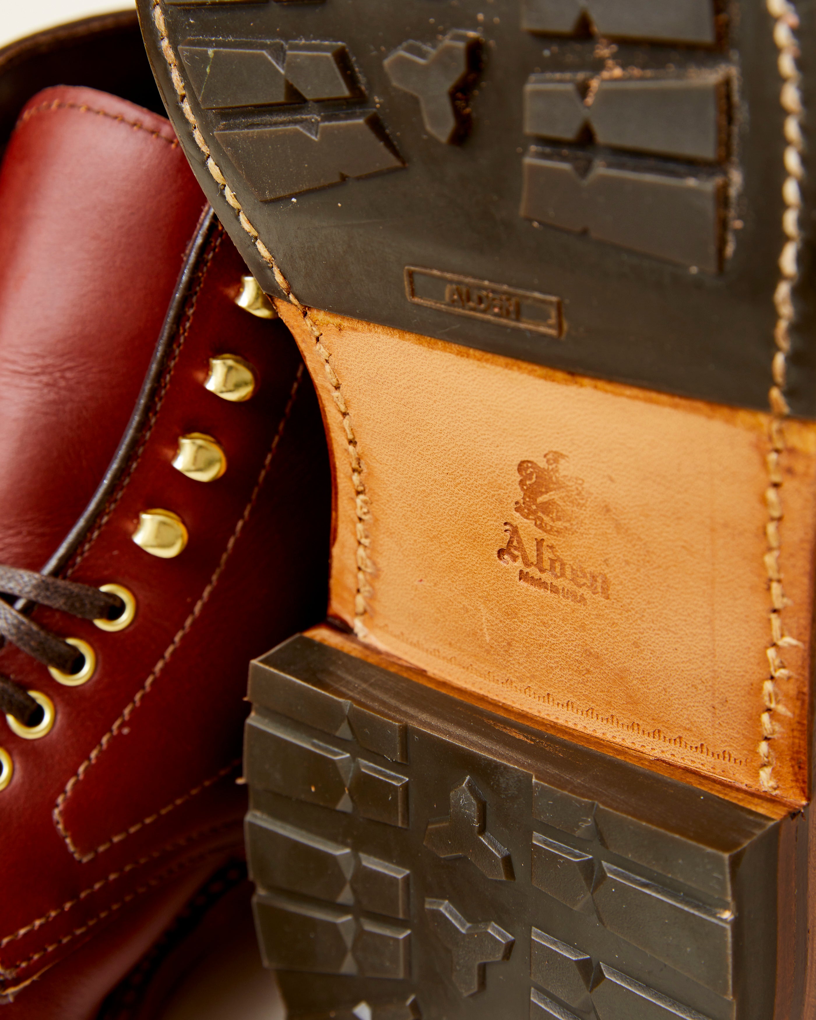405C Indy Boot in Mahogany Workboot Leather, Trubalance Last