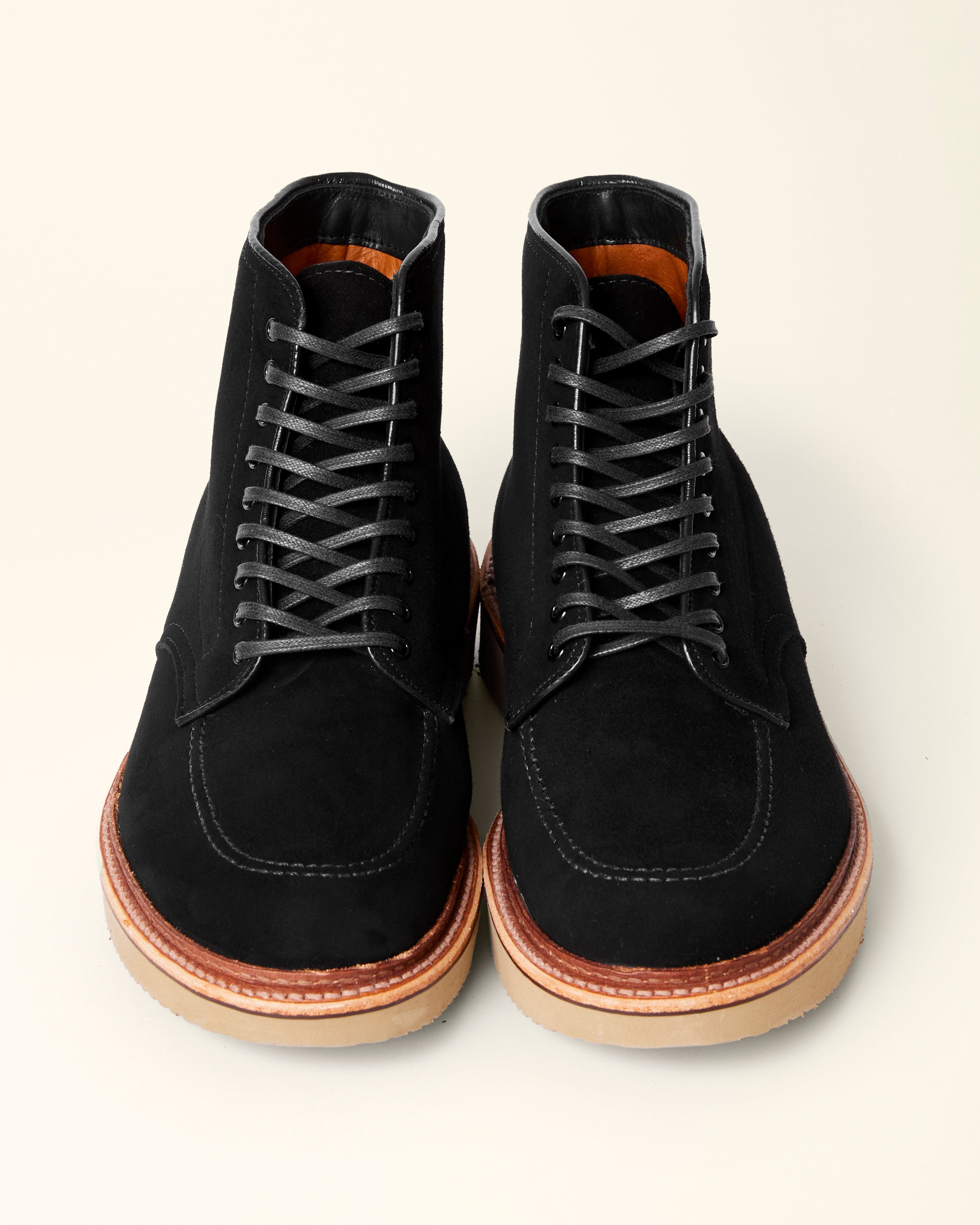 "Maples" Indy Boot in Black Suede, Trubalance Last