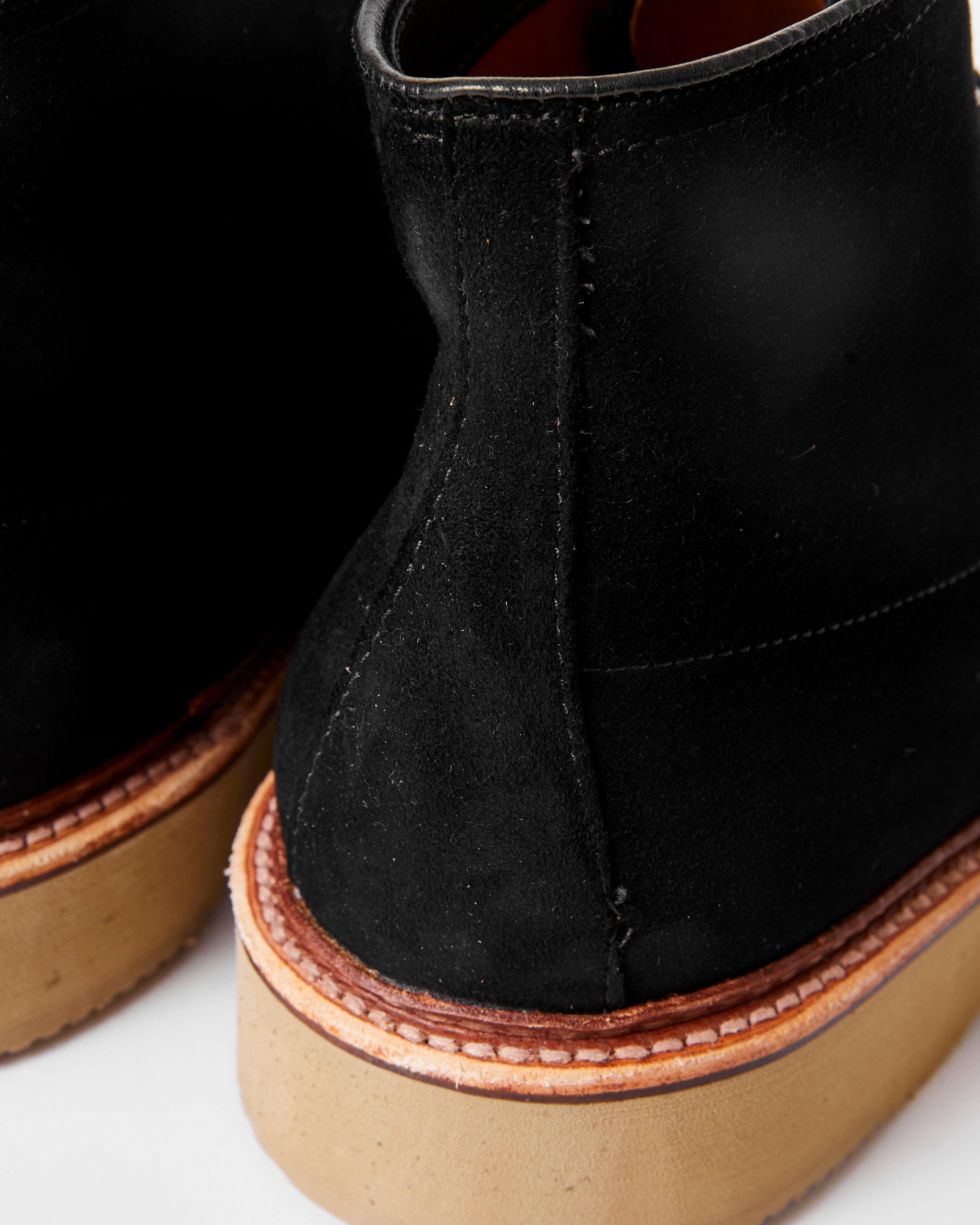 "Maples" Indy Boot in Black Suede, Trubalance Last