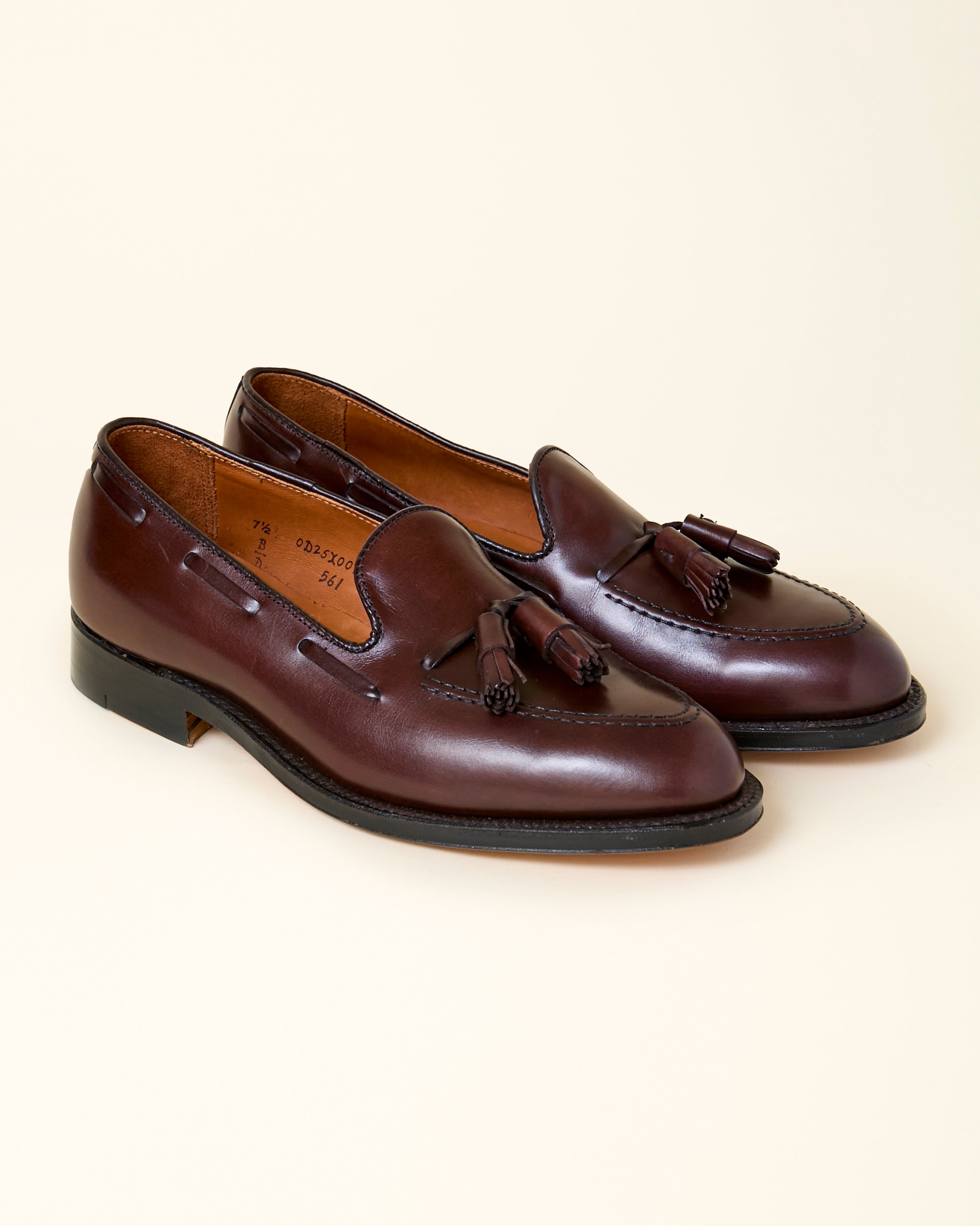 561 Tassel Loafer in Dark Brown Calfskin, Aberdeen Last