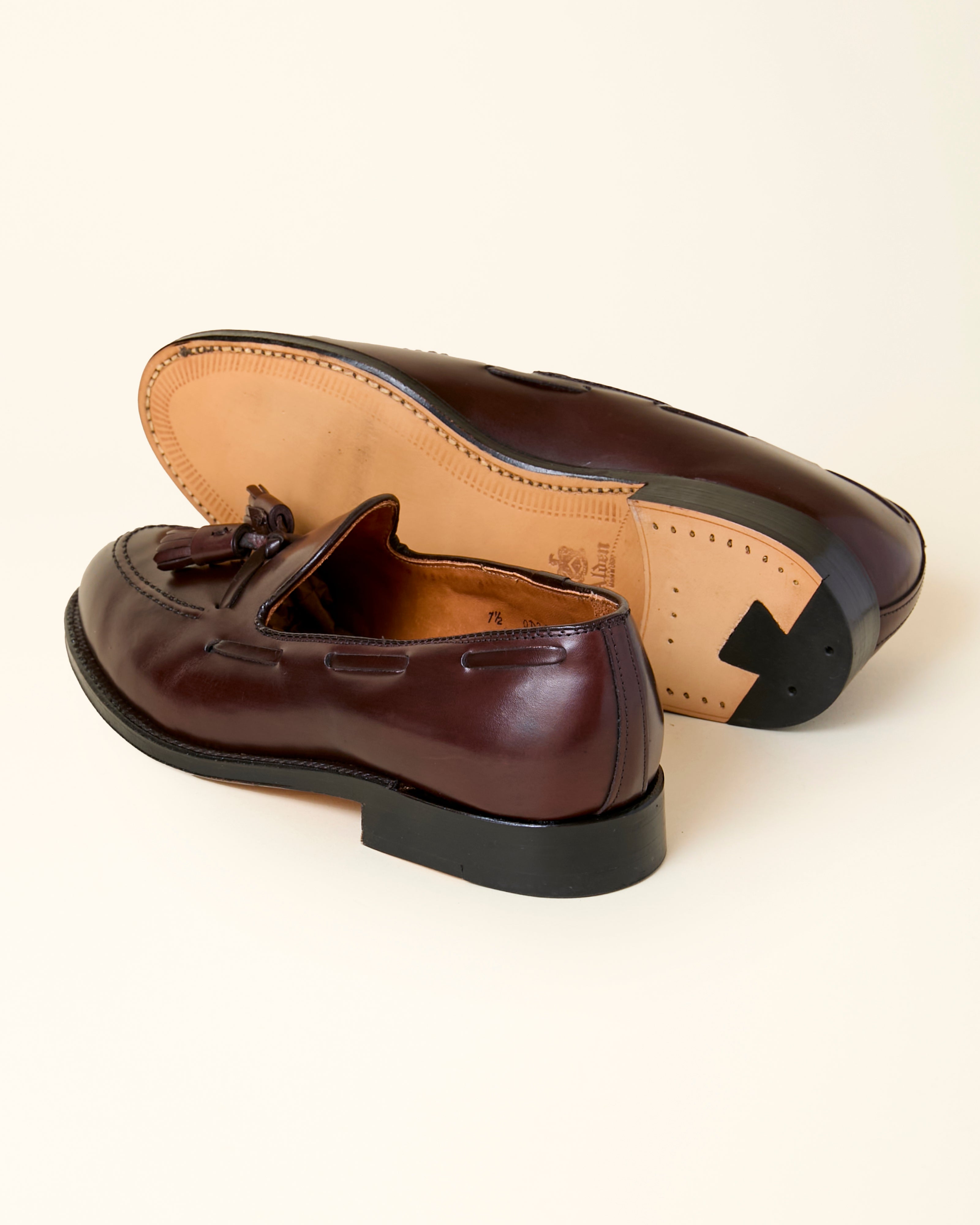 561 Tassel Loafer in Dark Brown Calfskin, Aberdeen Last
