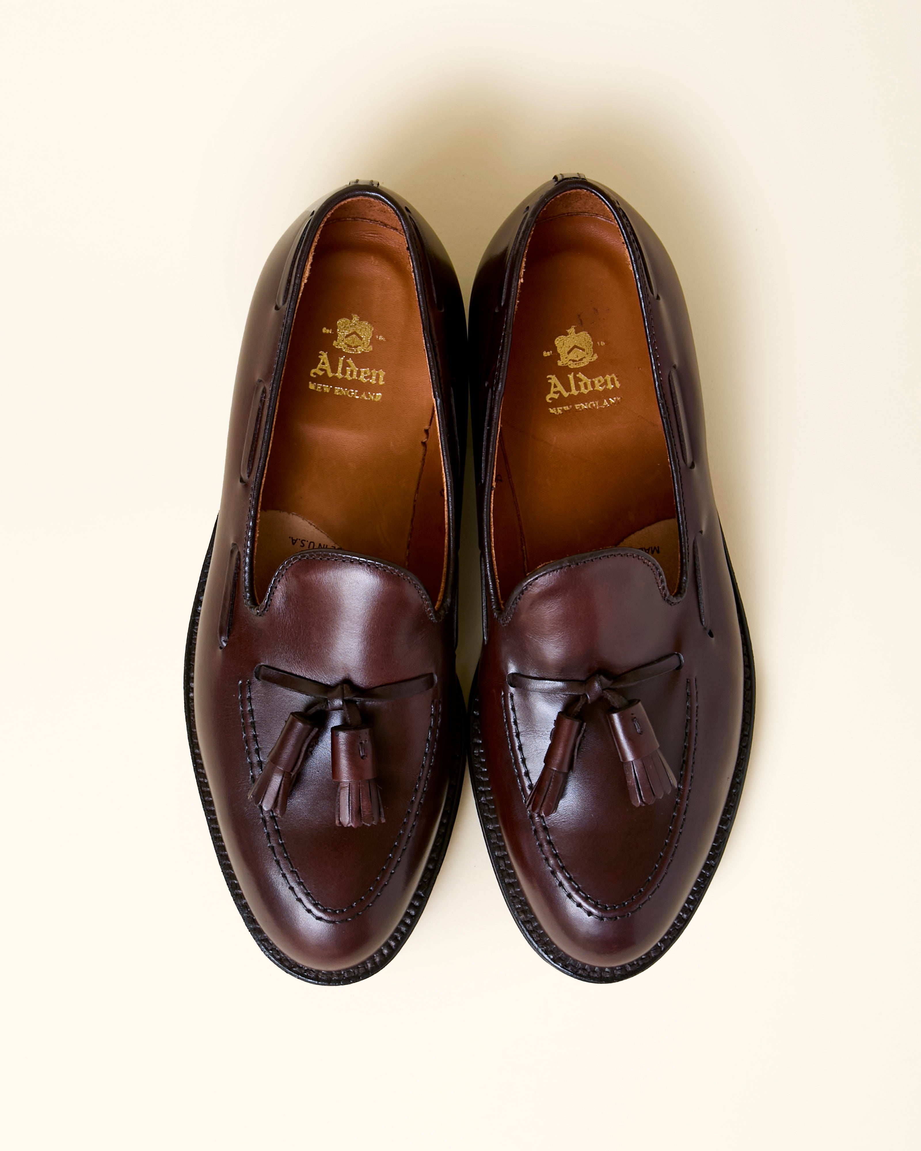 561 Tassel Loafer in Dark Brown Calfskin, Aberdeen Last