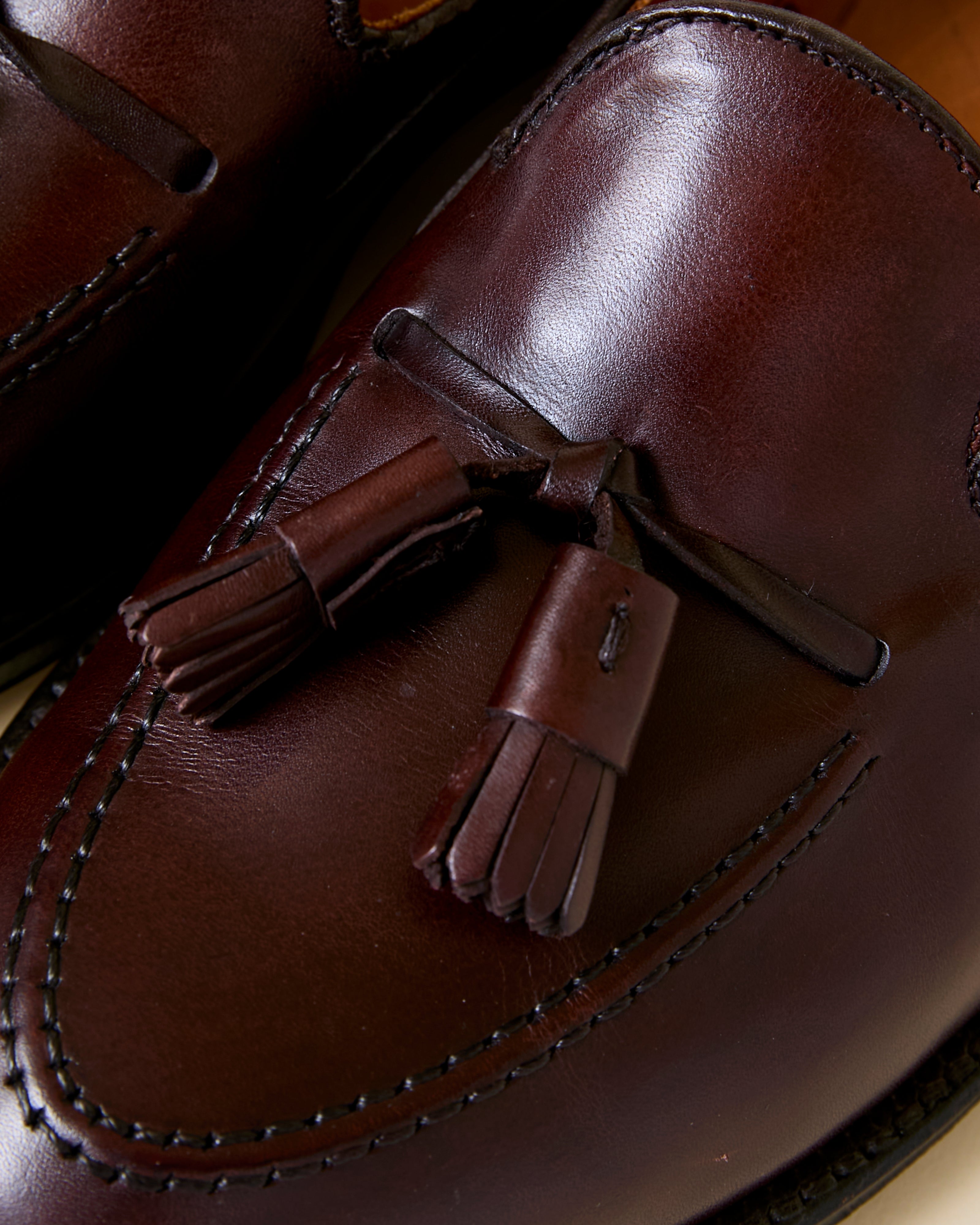 561 Tassel Loafer in Dark Brown Calfskin, Aberdeen Last