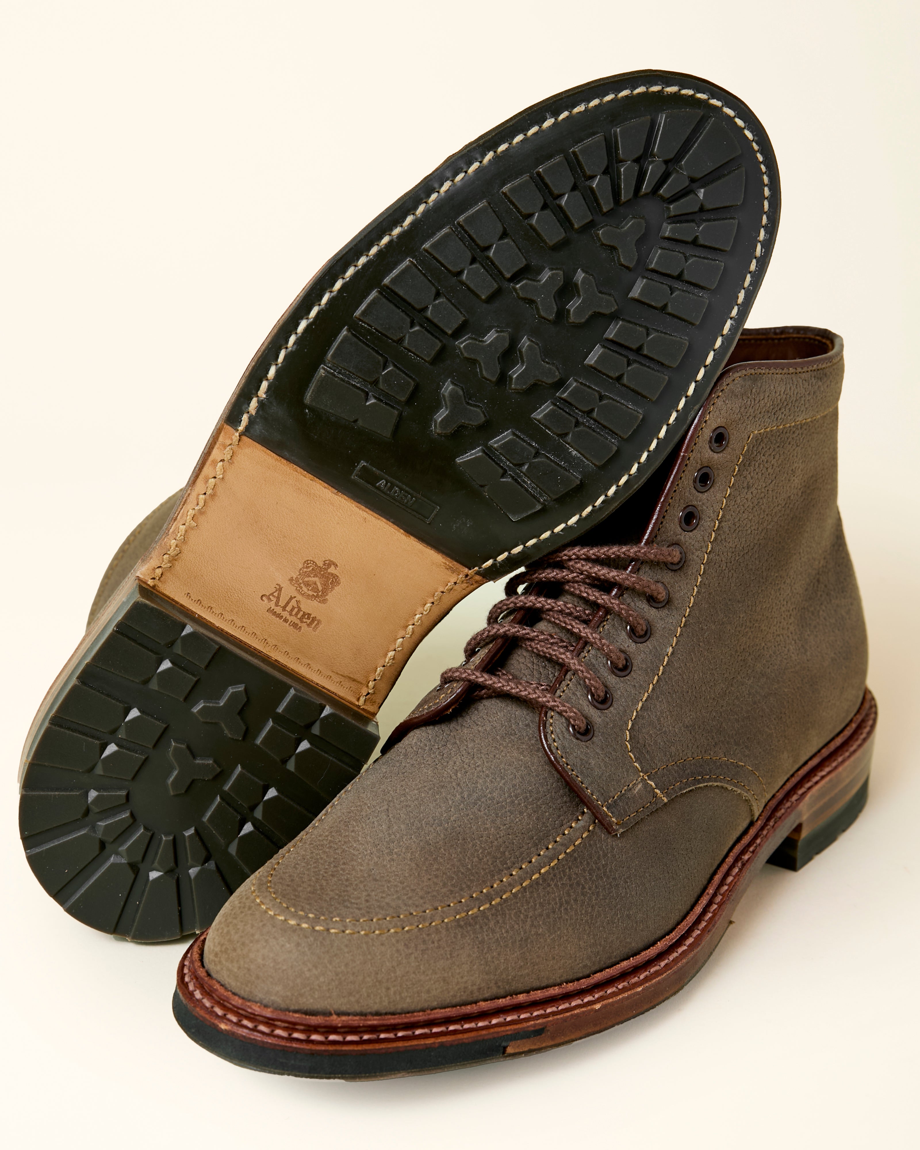 "Casey" U-Tip Boot in Clay Nubuck Grain, Barrie Last