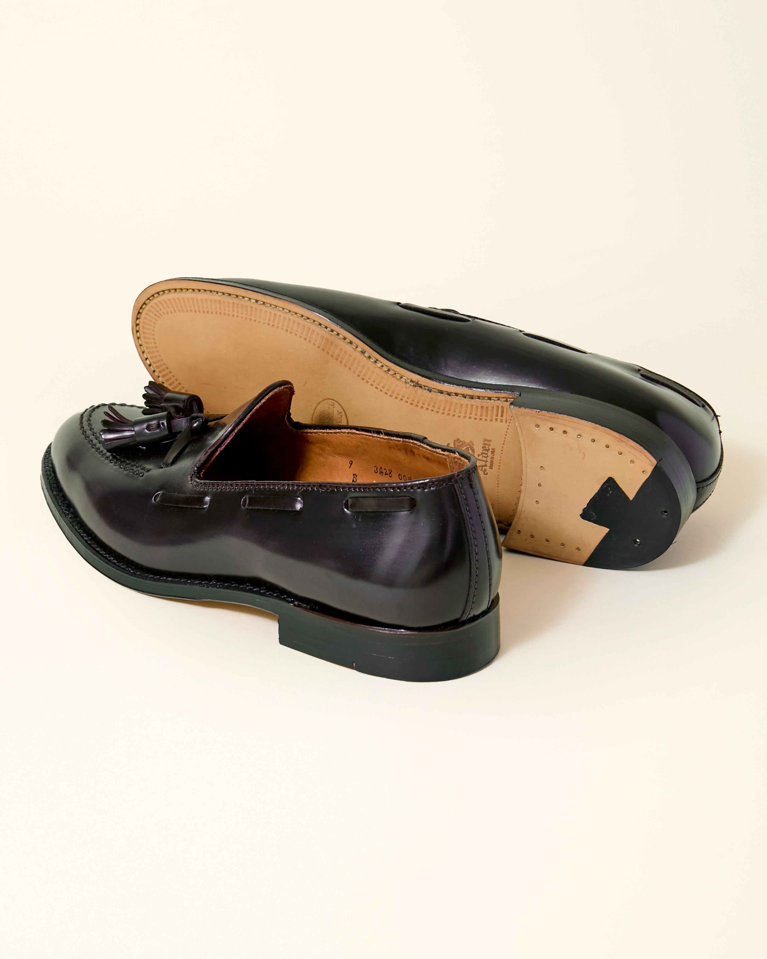 563 Tassel Loafer in Color 8 Shell Cordovan, Aberdeen Last