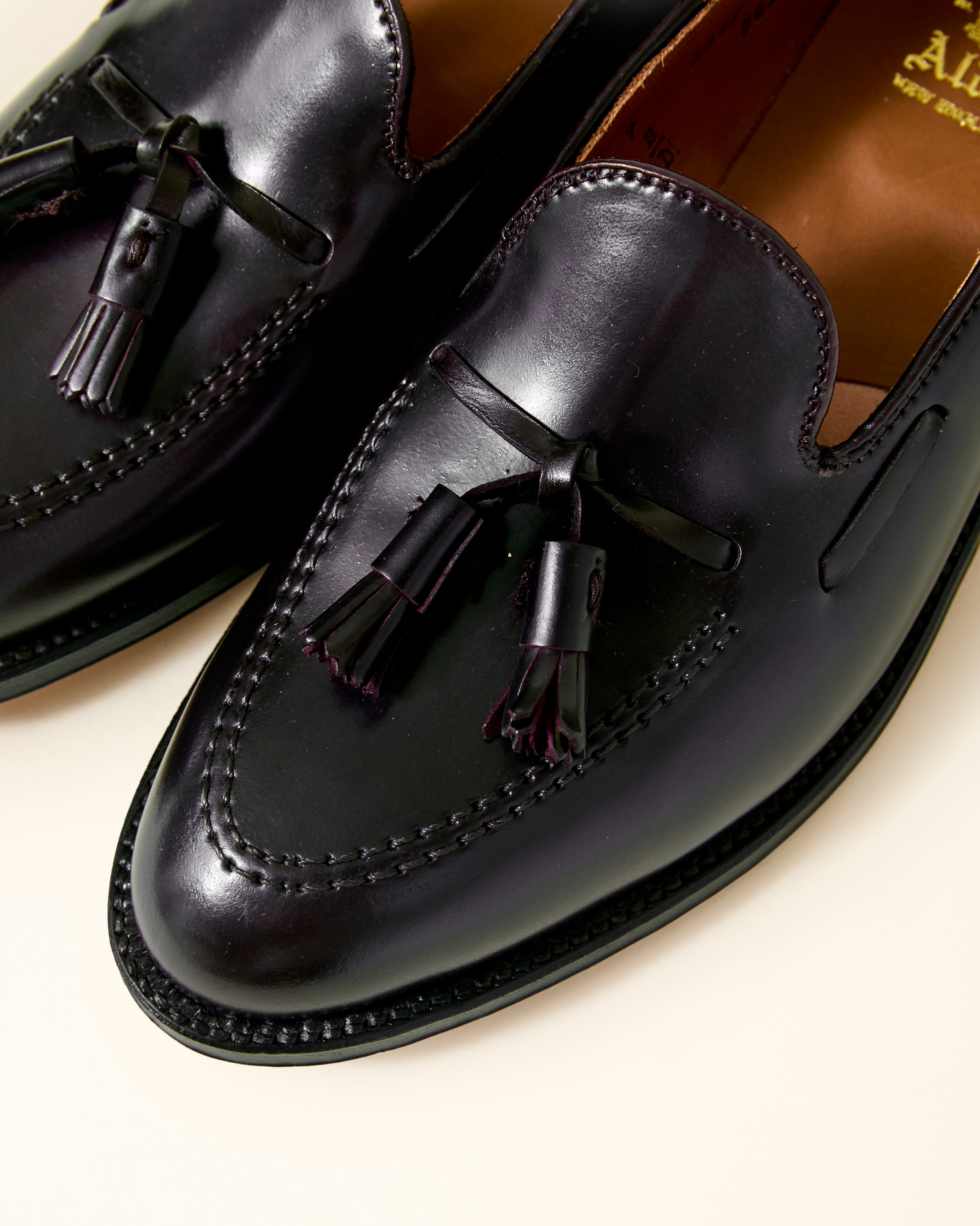 563 Tassel Loafer in Color 8 Shell Cordovan, Aberdeen Last