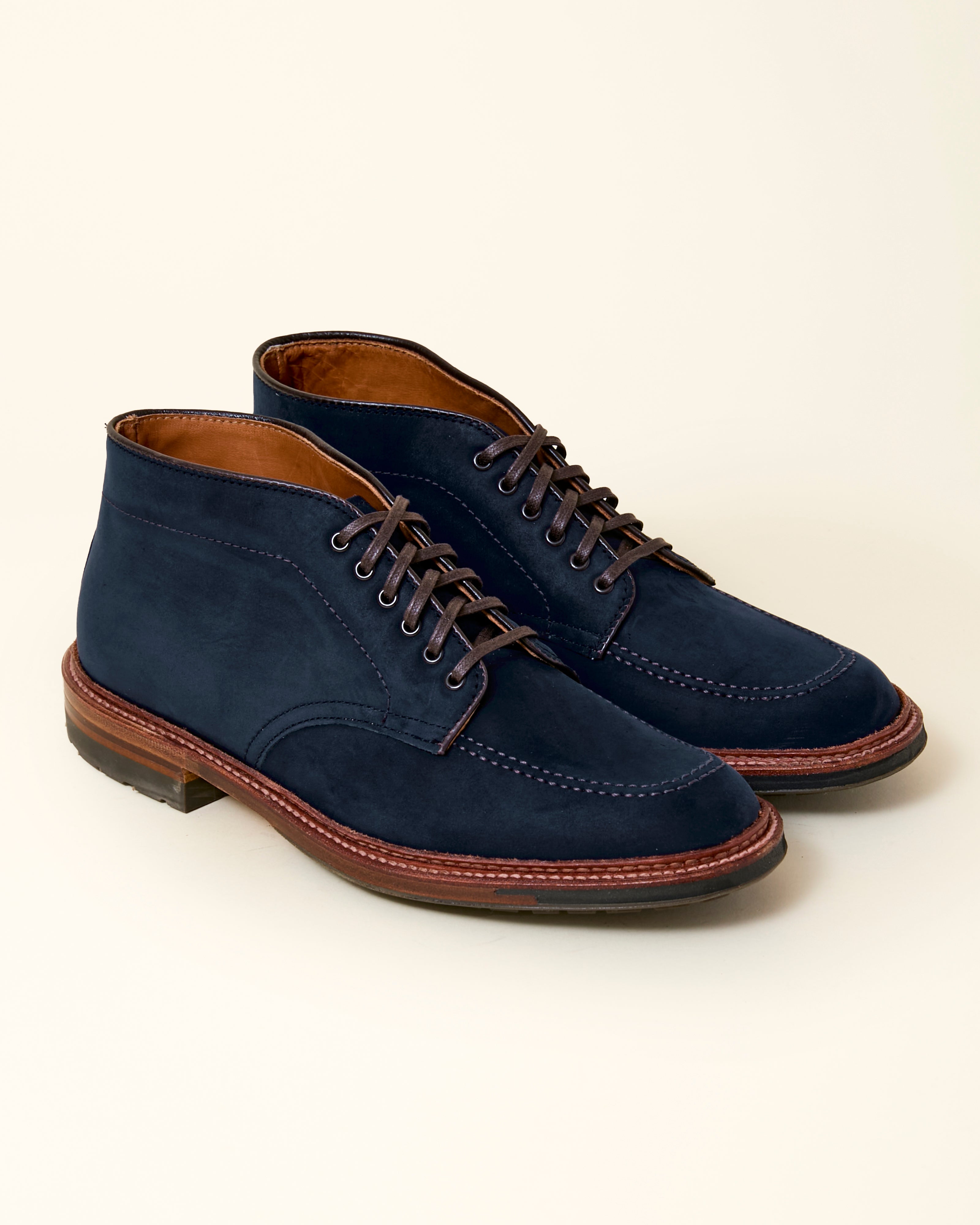 "Madrona" Indy Chukka Boot in Navy Nubuck, Trubalance Last