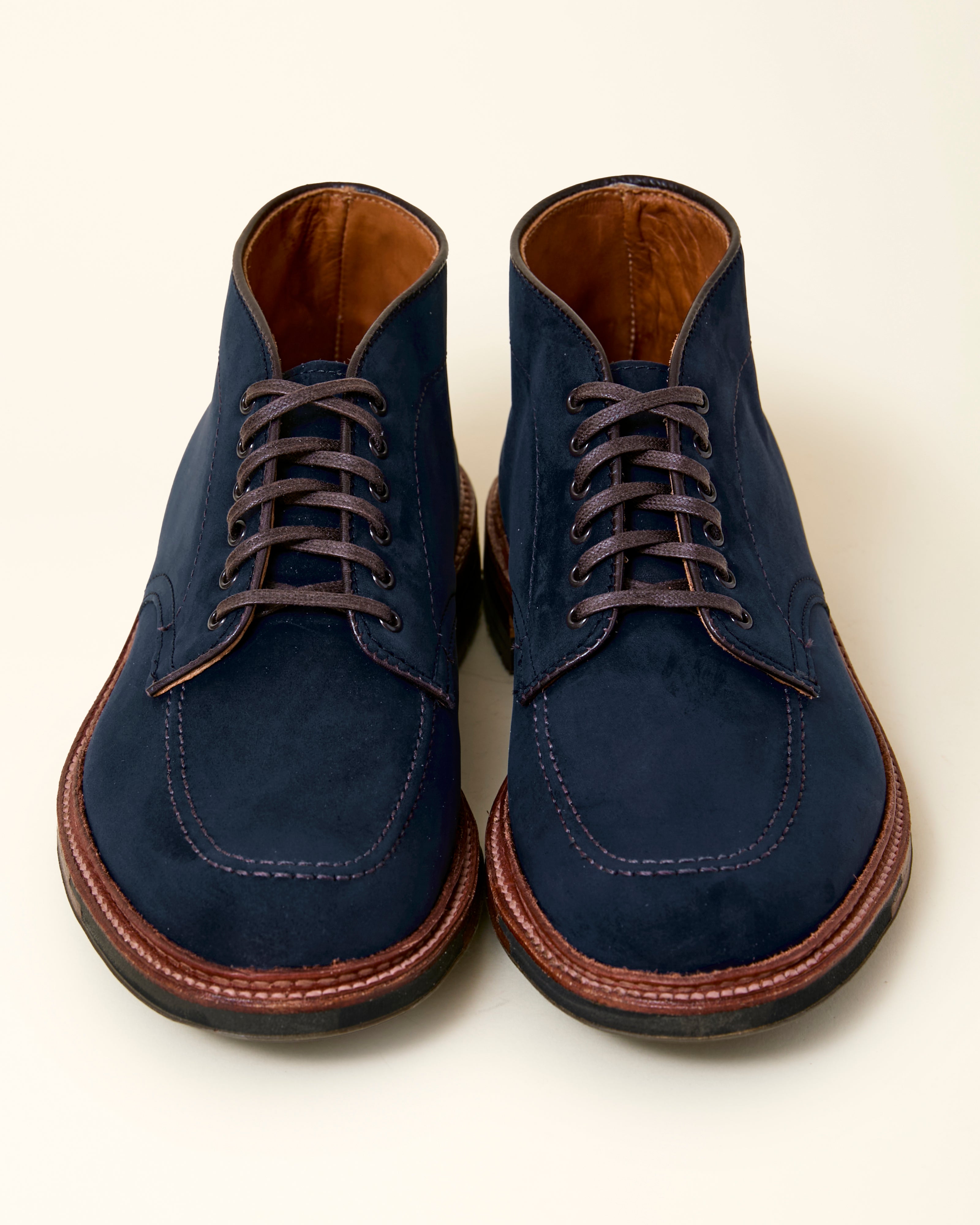 "Madrona" Indy Chukka Boot in Navy Nubuck, Trubalance Last