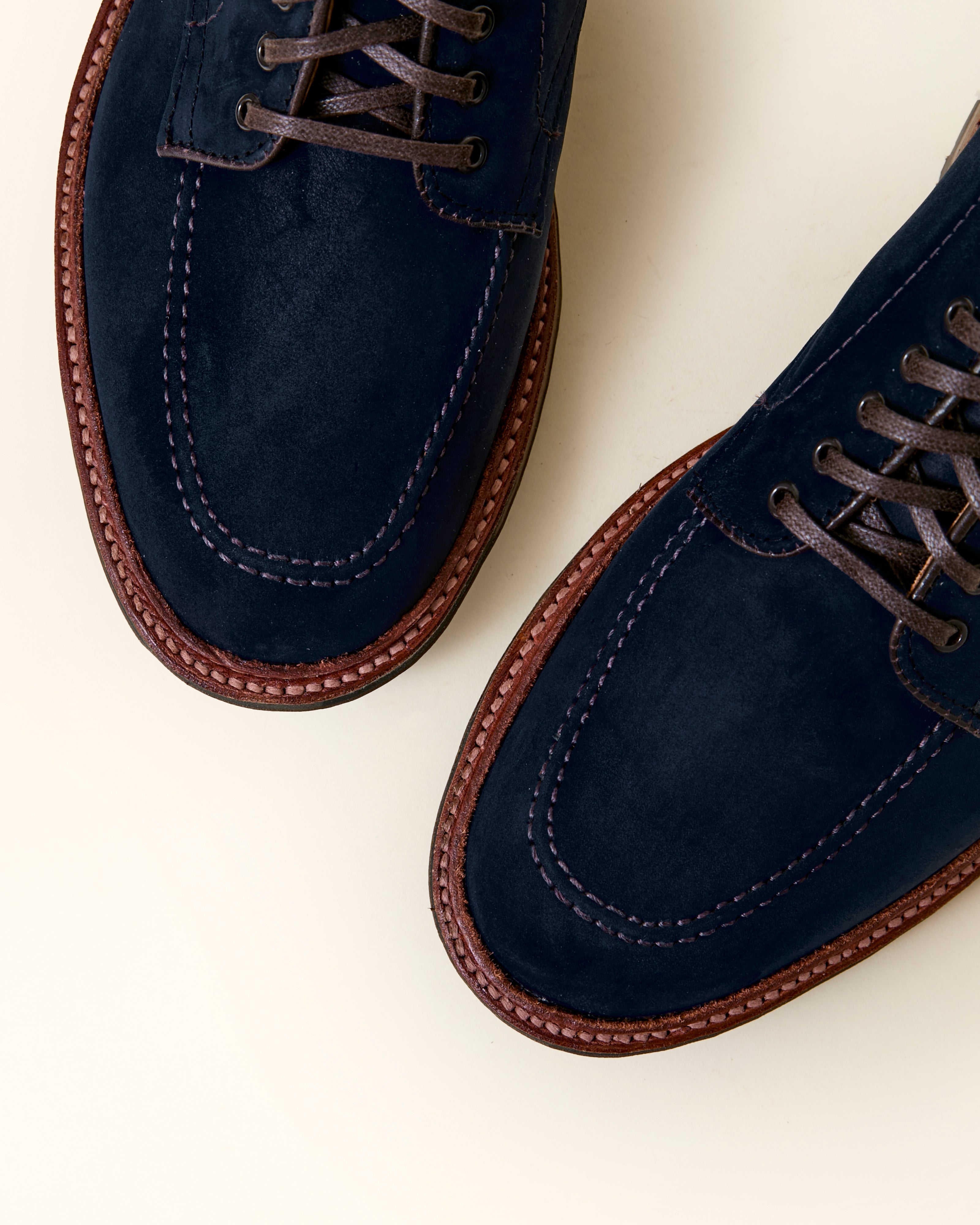 "Madrona" Indy Chukka Boot in Navy Nubuck, Trubalance Last