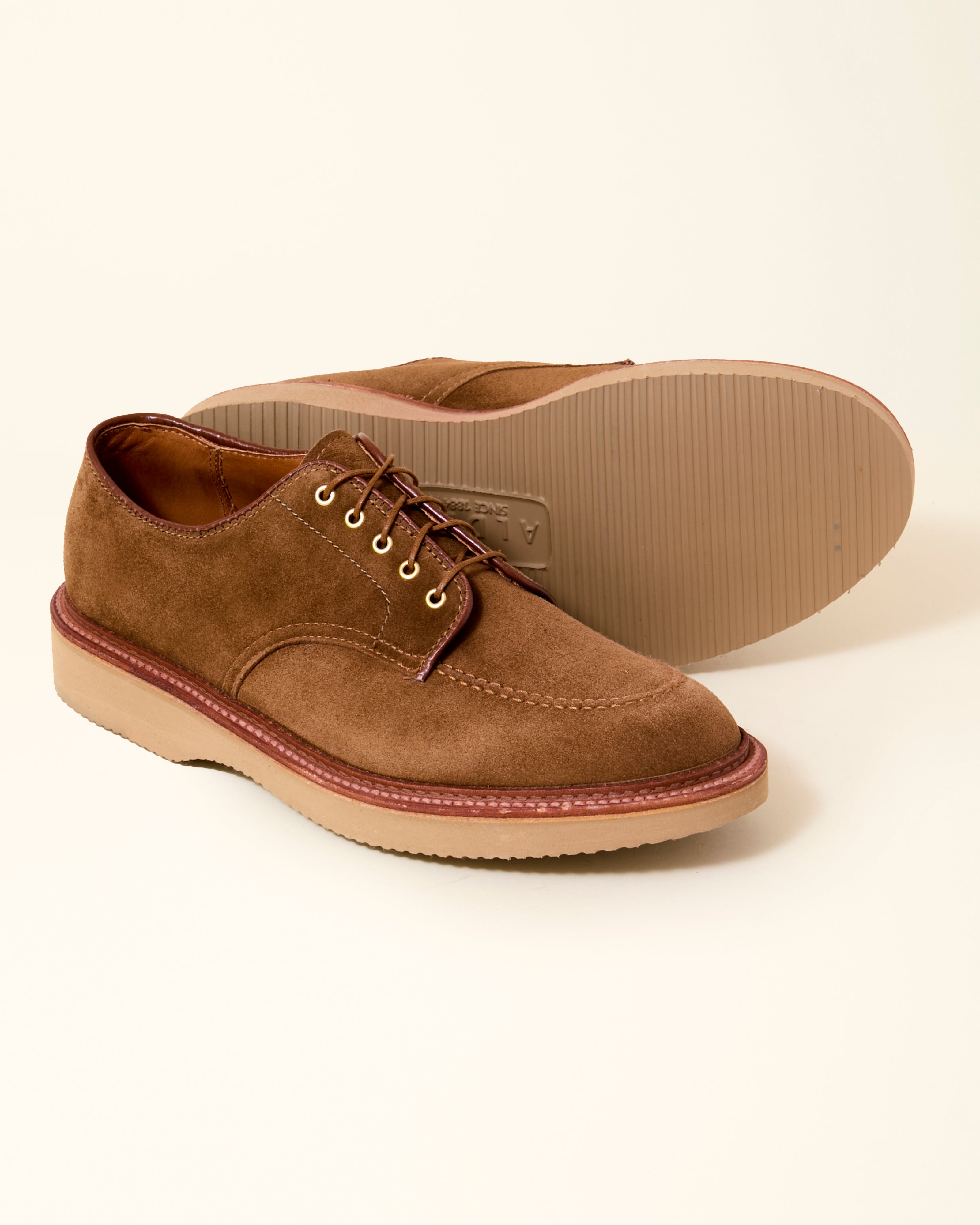 "Ballard" Indy Shoe in Snuff Suede, Trubalance Last
