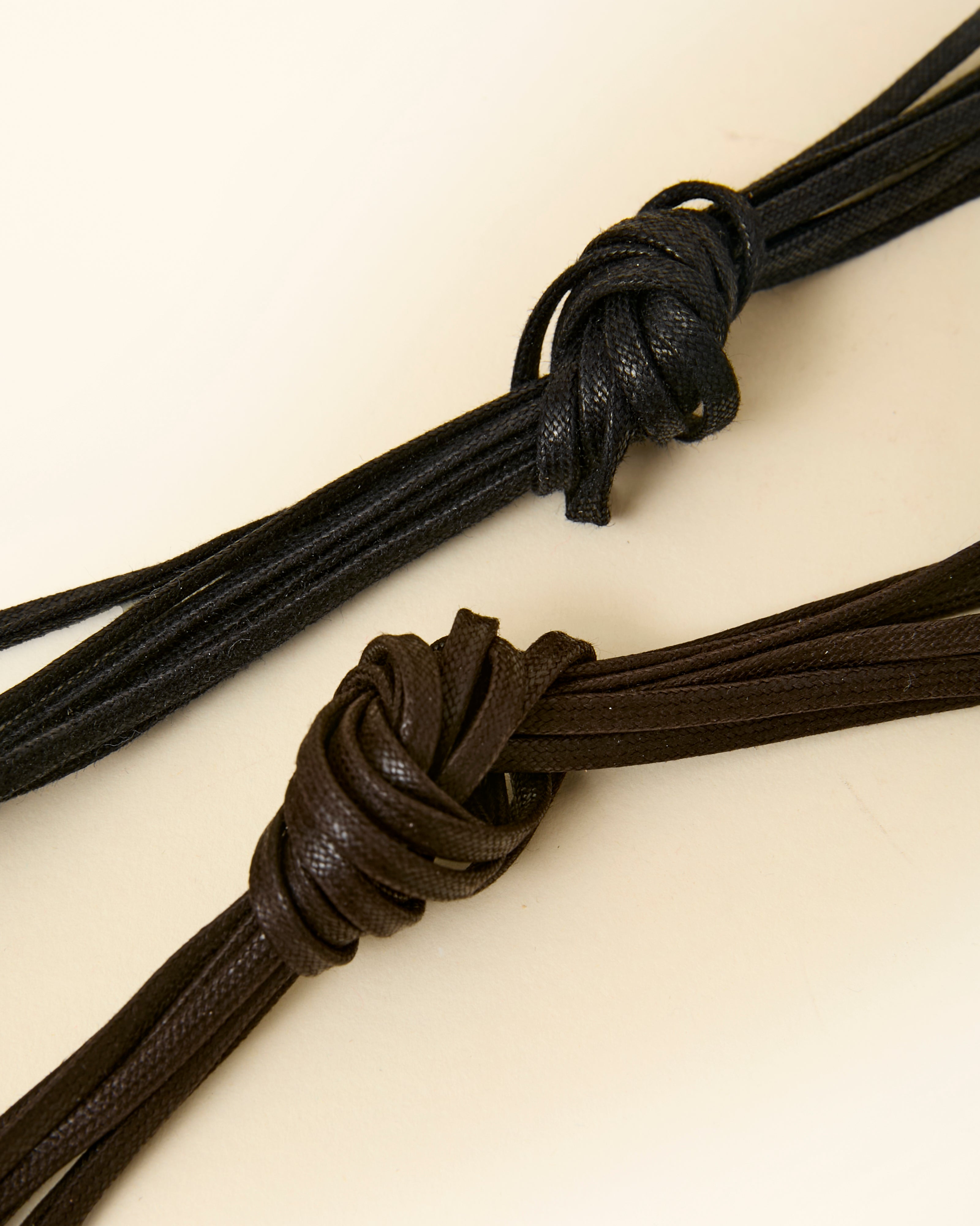 Waxed Cotton Sneaker Laces - 4mm Width
