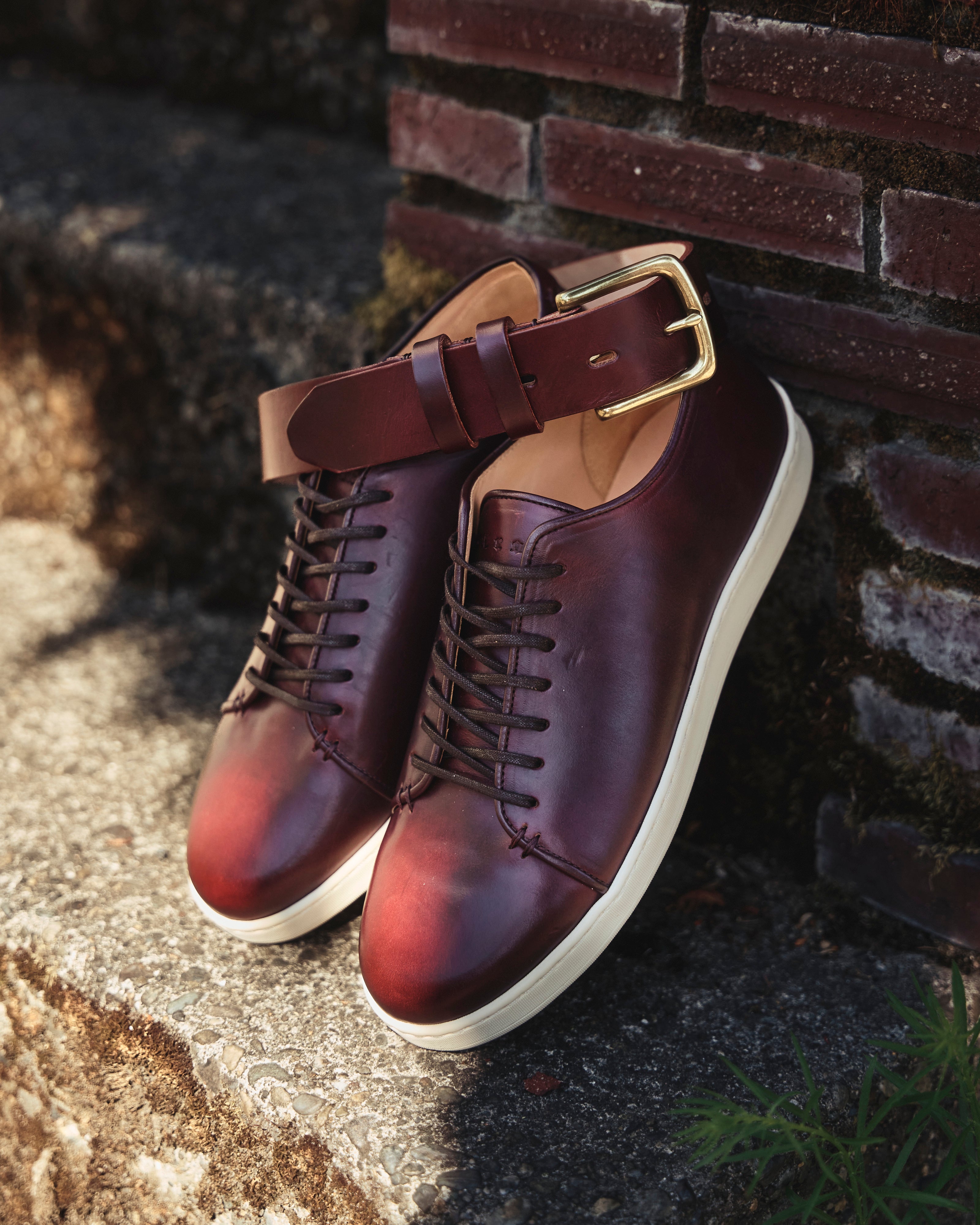 Harlestone Derby Sneaker - Color 8 Burgundy Chromexcel