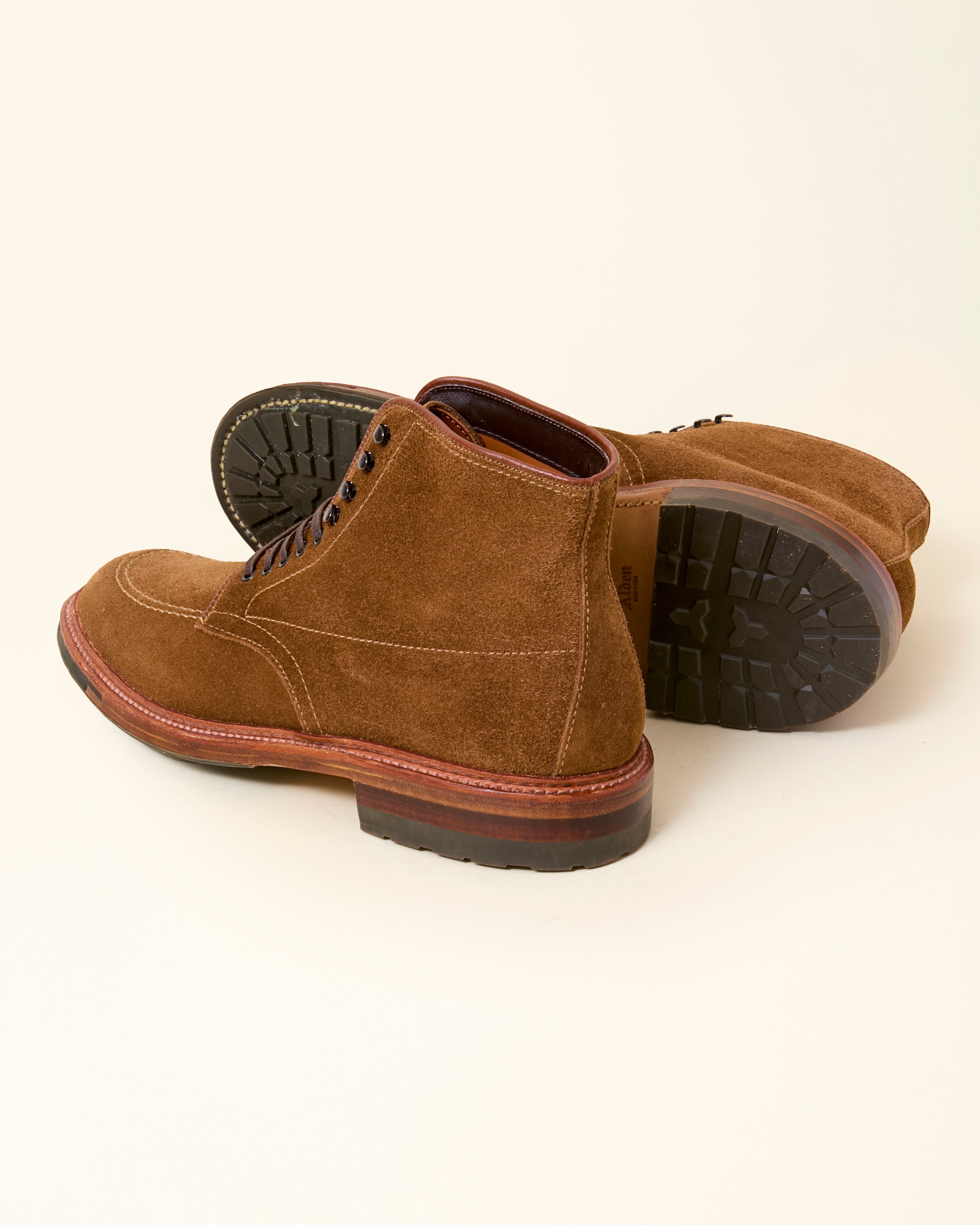 "Eastport" Indy Boot in Snuff Suede, Trubalance Last