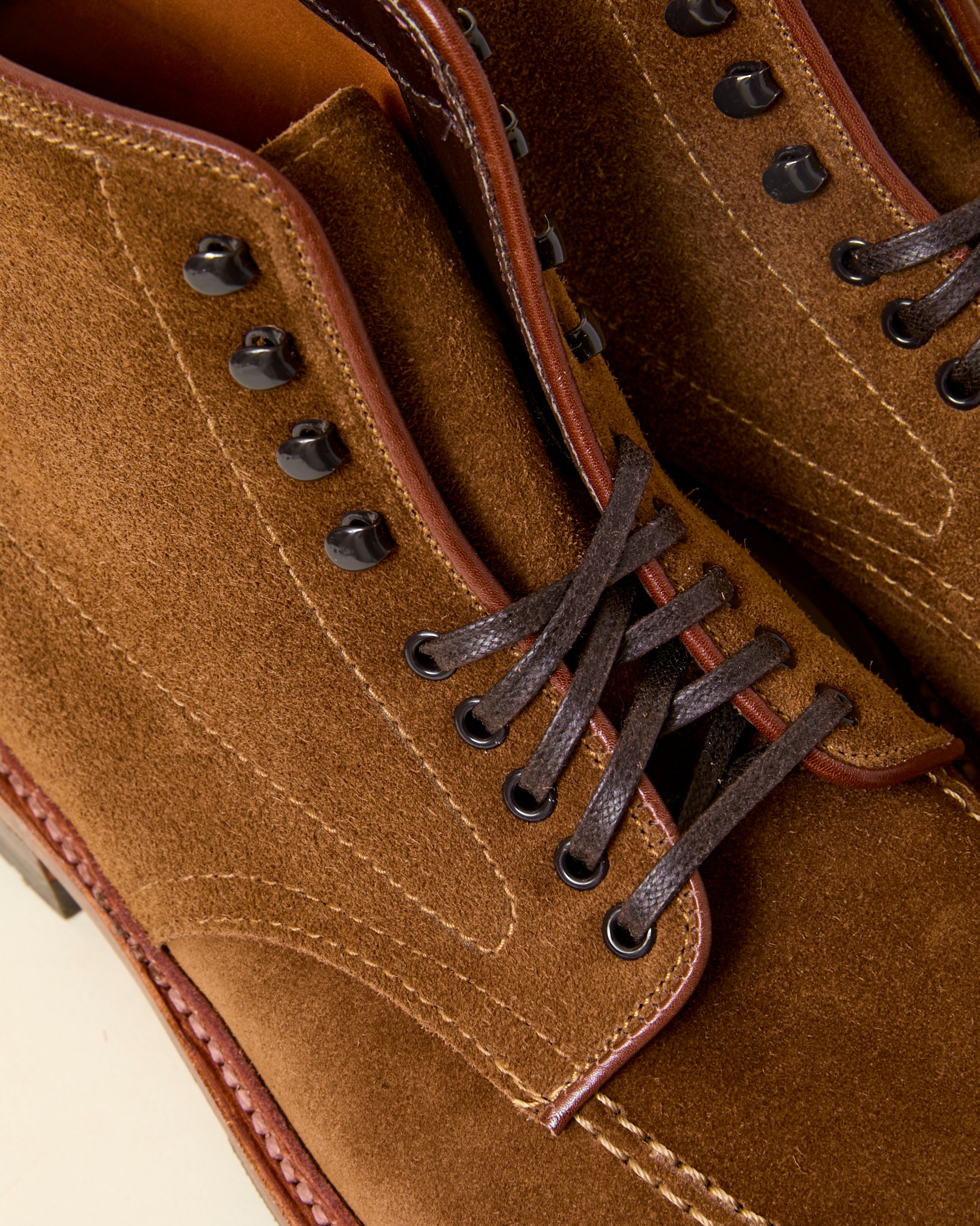 "Eastport" Indy Boot in Snuff Suede, Trubalance Last
