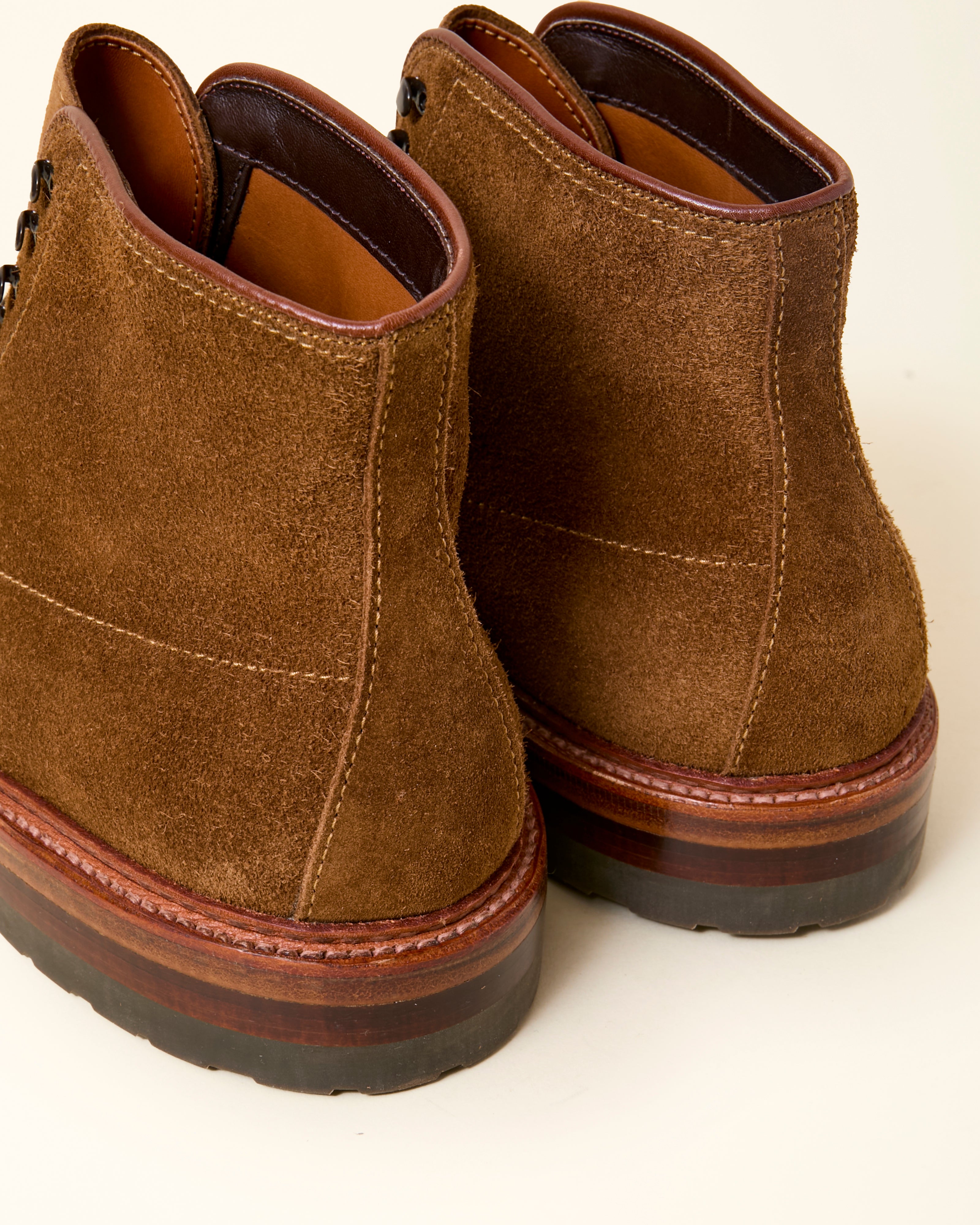 "Eastport" Indy Boot in Snuff Suede, Trubalance Last