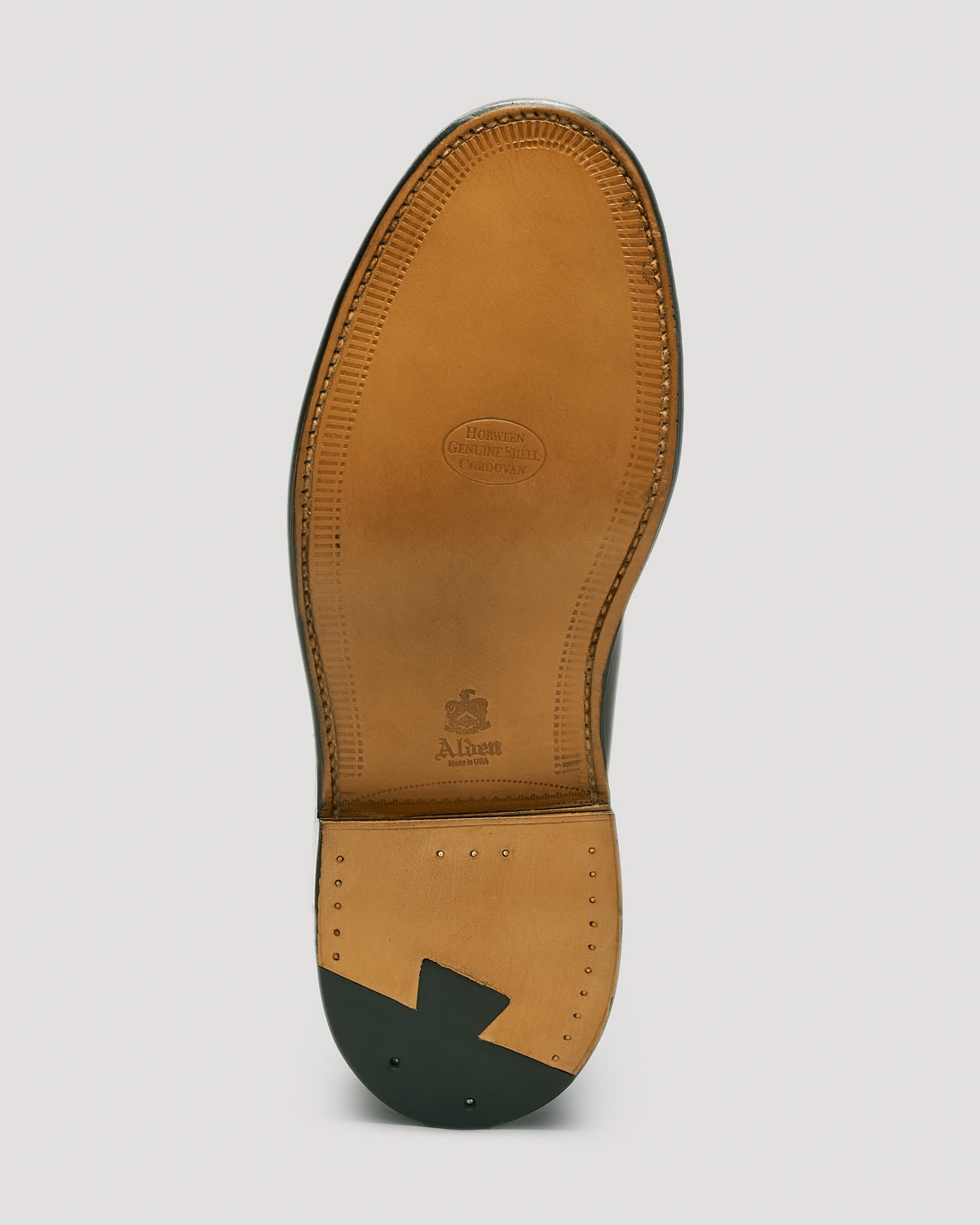 990 Plain Toe Blucher in Color 8 Shell Cordovan, Barrie Last