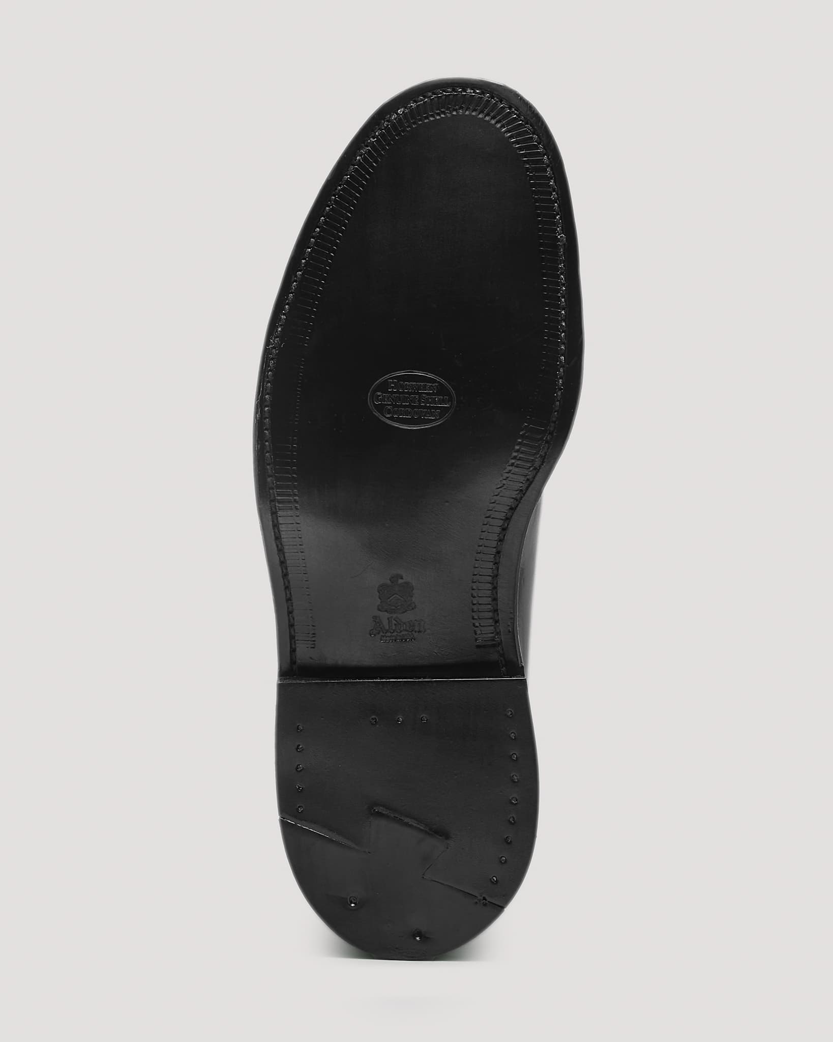 9901 Plain Toe Blucher in Black Shell Cordovan, Barrie Last