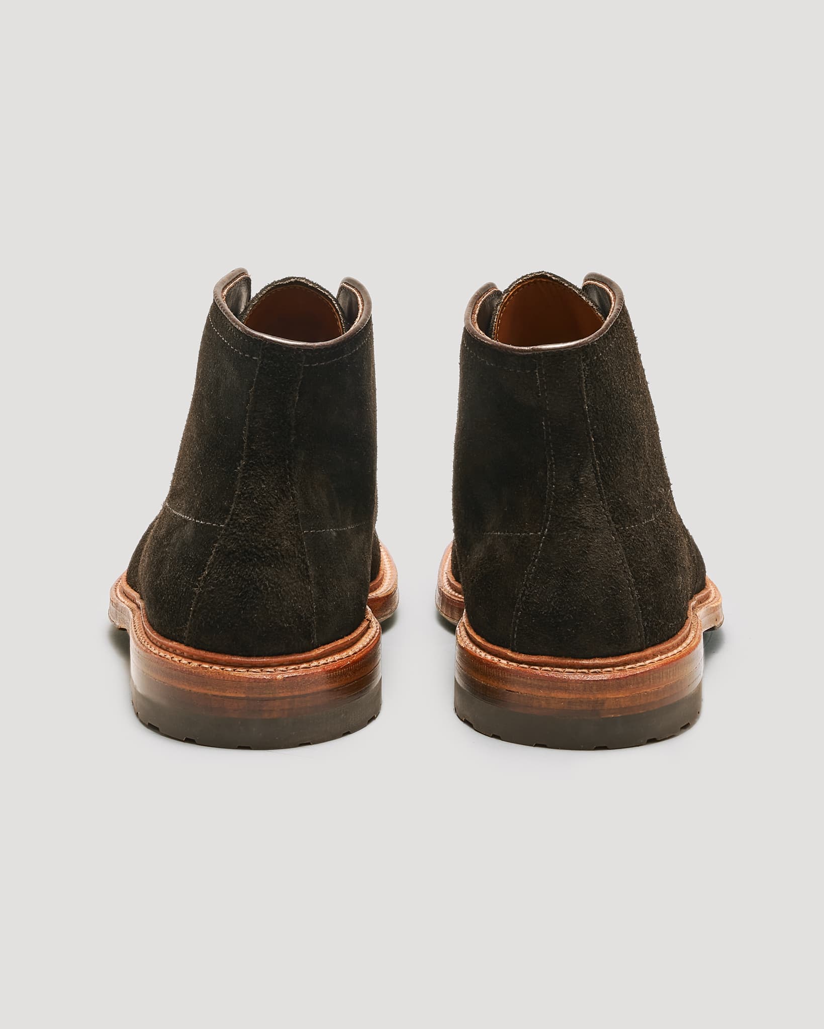 "Cascade" Indy Boot in Earth Reverse Chamois, Trubalance Last