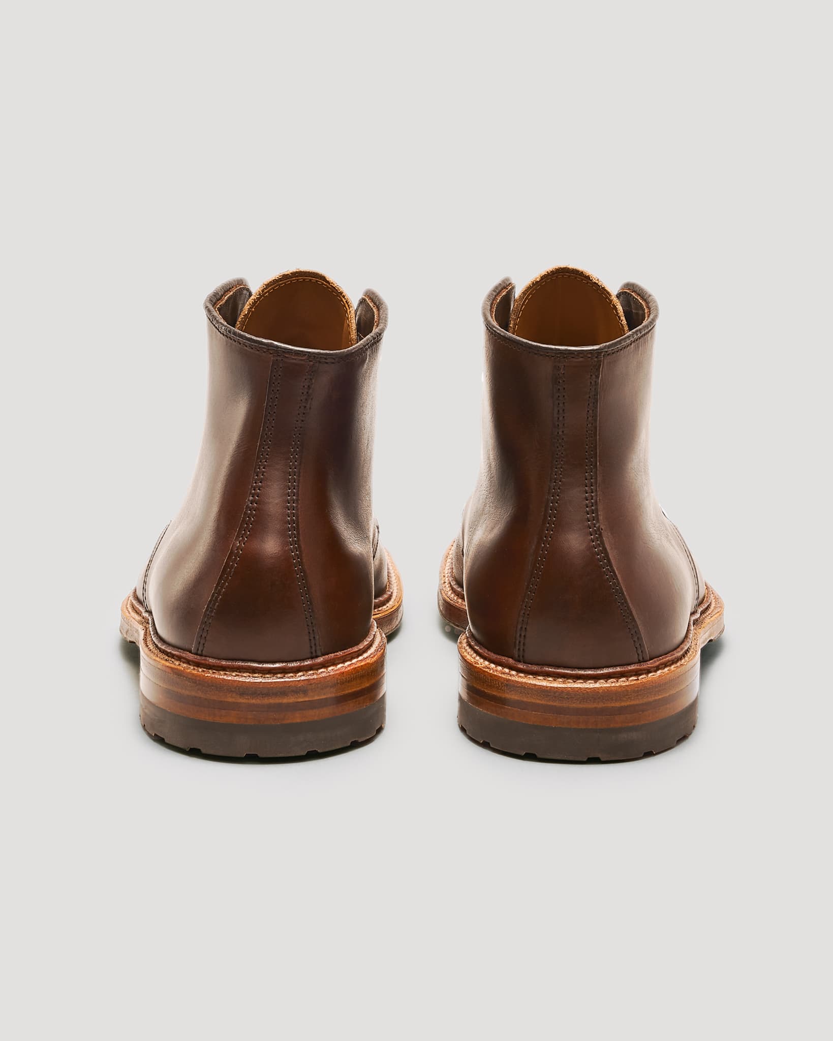 "Meadowlark" Plain Toe Boot in Brown Chromexcel, Trubalance Last