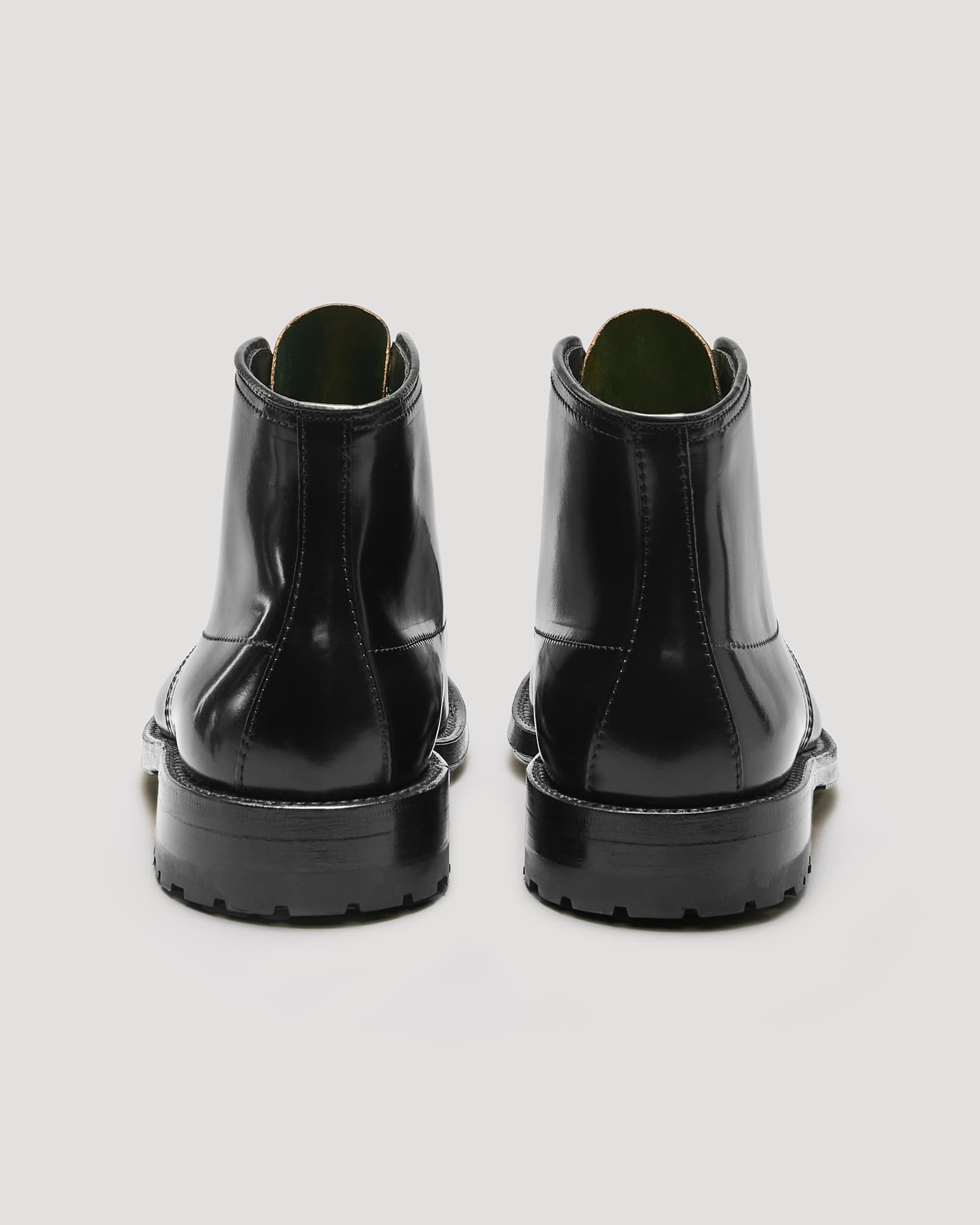 “Neptune” Handsewn Indy Boot in Black Shell Cordovan, Trubalance Last (Pre-Order)