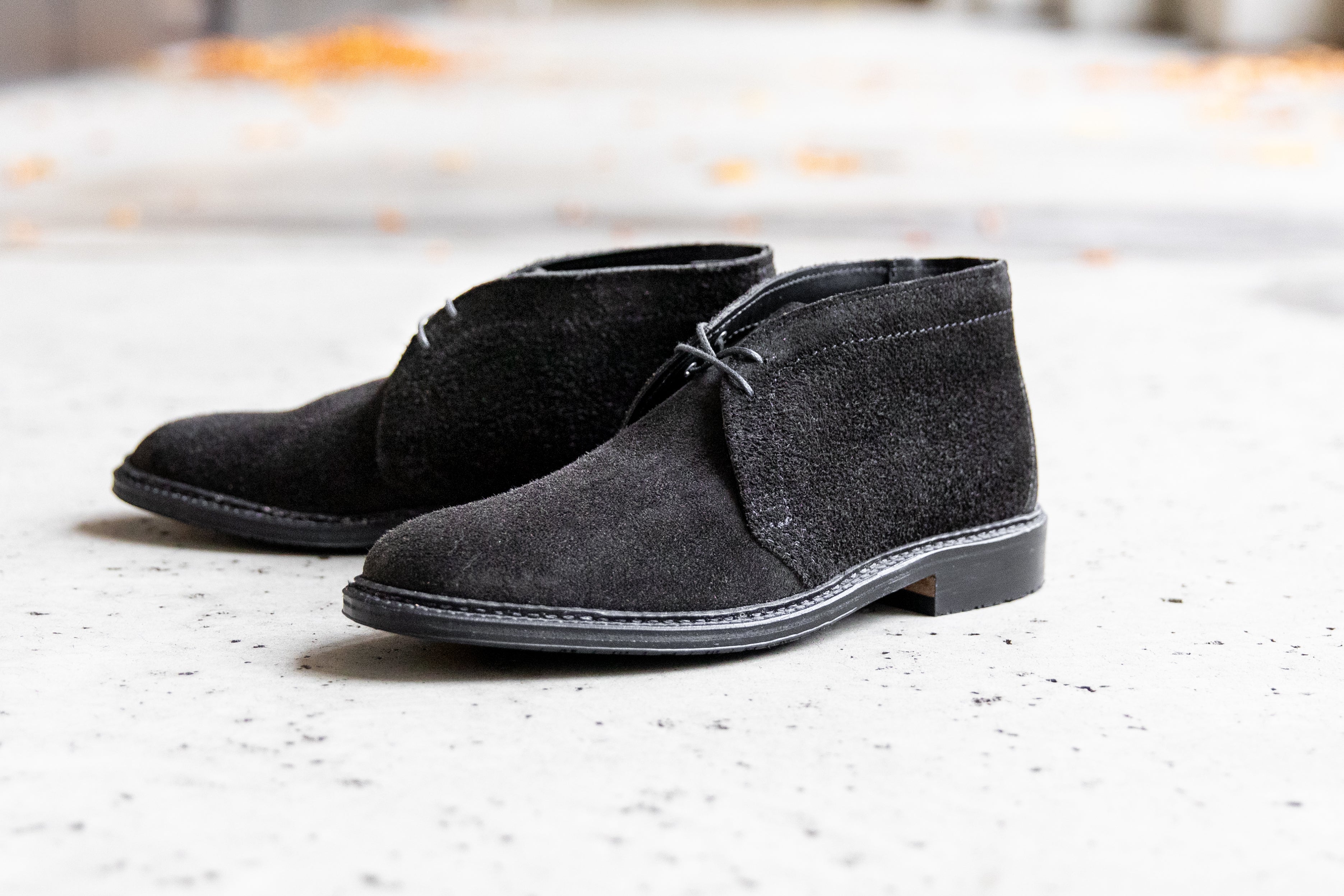 "Marrowstone" Unlined Chukka Boot in Earth Reverse Chamois, Leydon Last