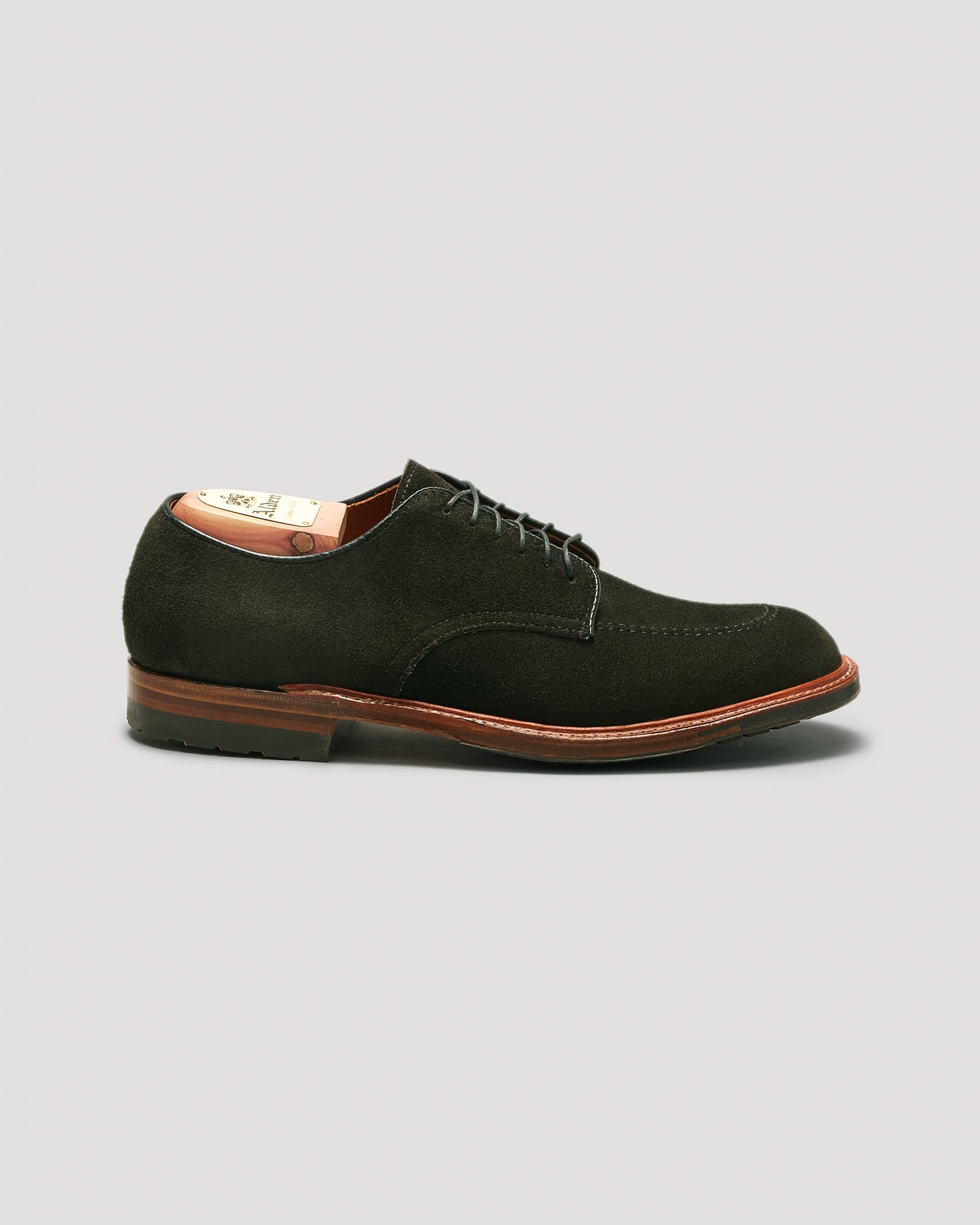 "Orcas" Indy Shoe in Earth Reverse Chamois, Trubalance Last