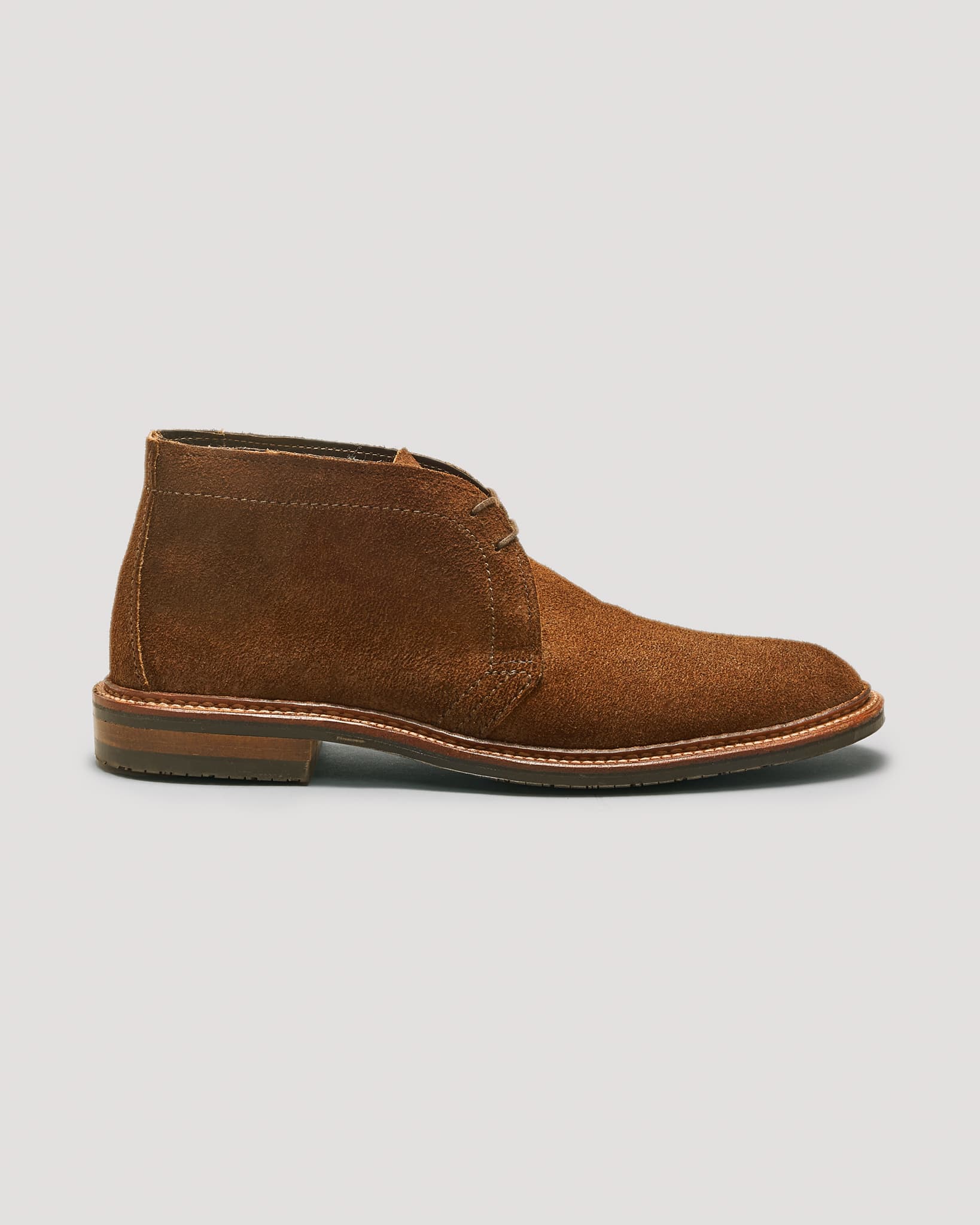 "Marrowstone" Unlined Chukka Boot in Tobacco Reverse Chamois, Leydon Last