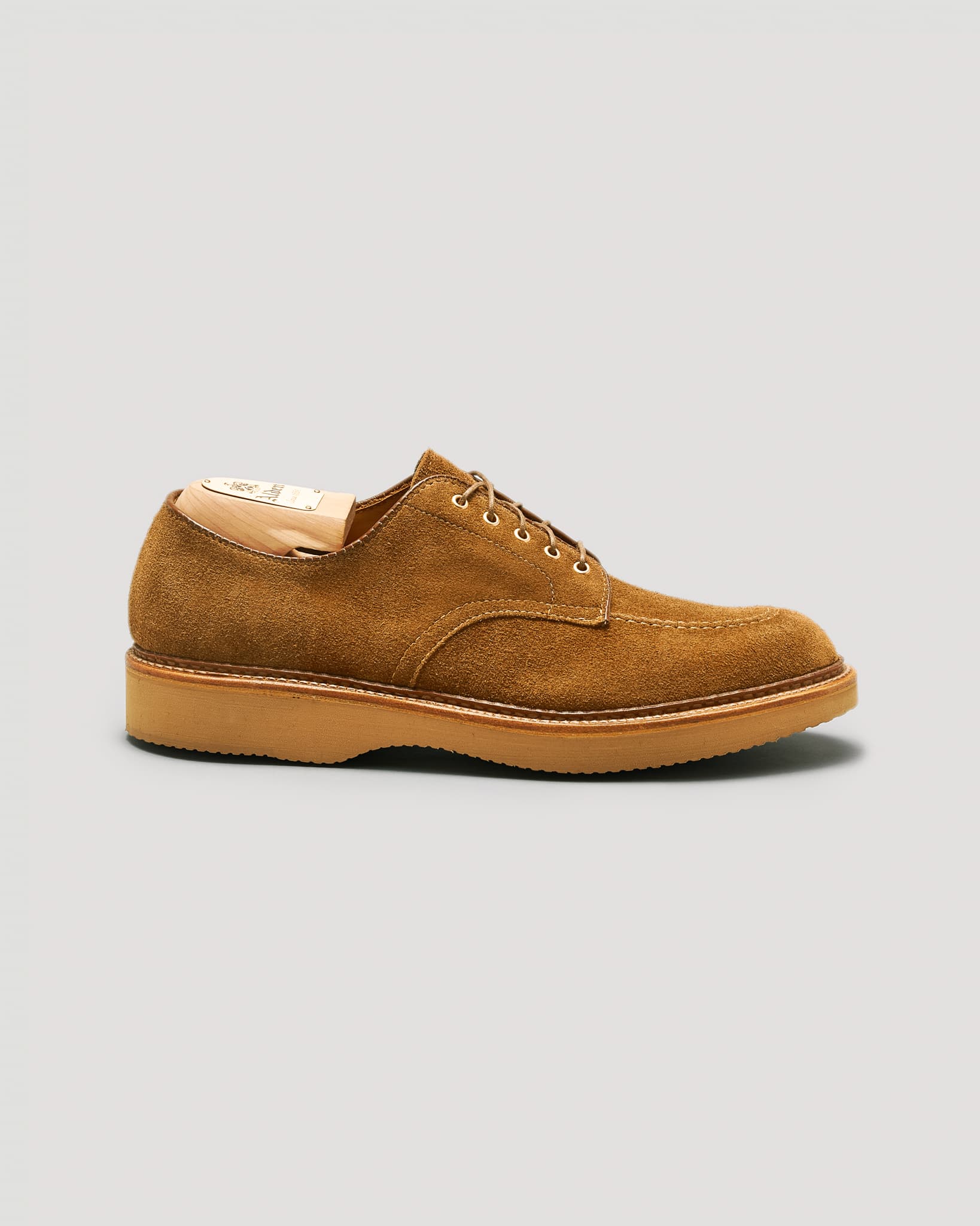 "Ballard" Indy Shoe in Snuff Suede, Trubalance Last