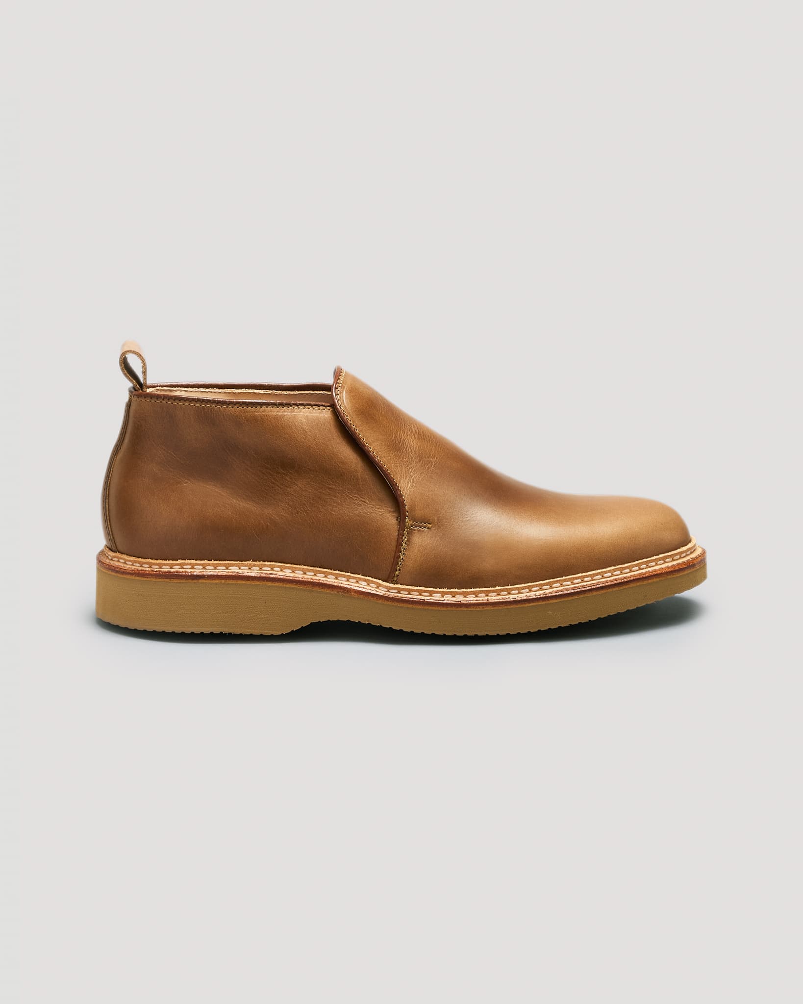 "Oak Harbor" Slip-On Chukka Boot in Natural Chromexcel, Barrie Last (Pre-Order)