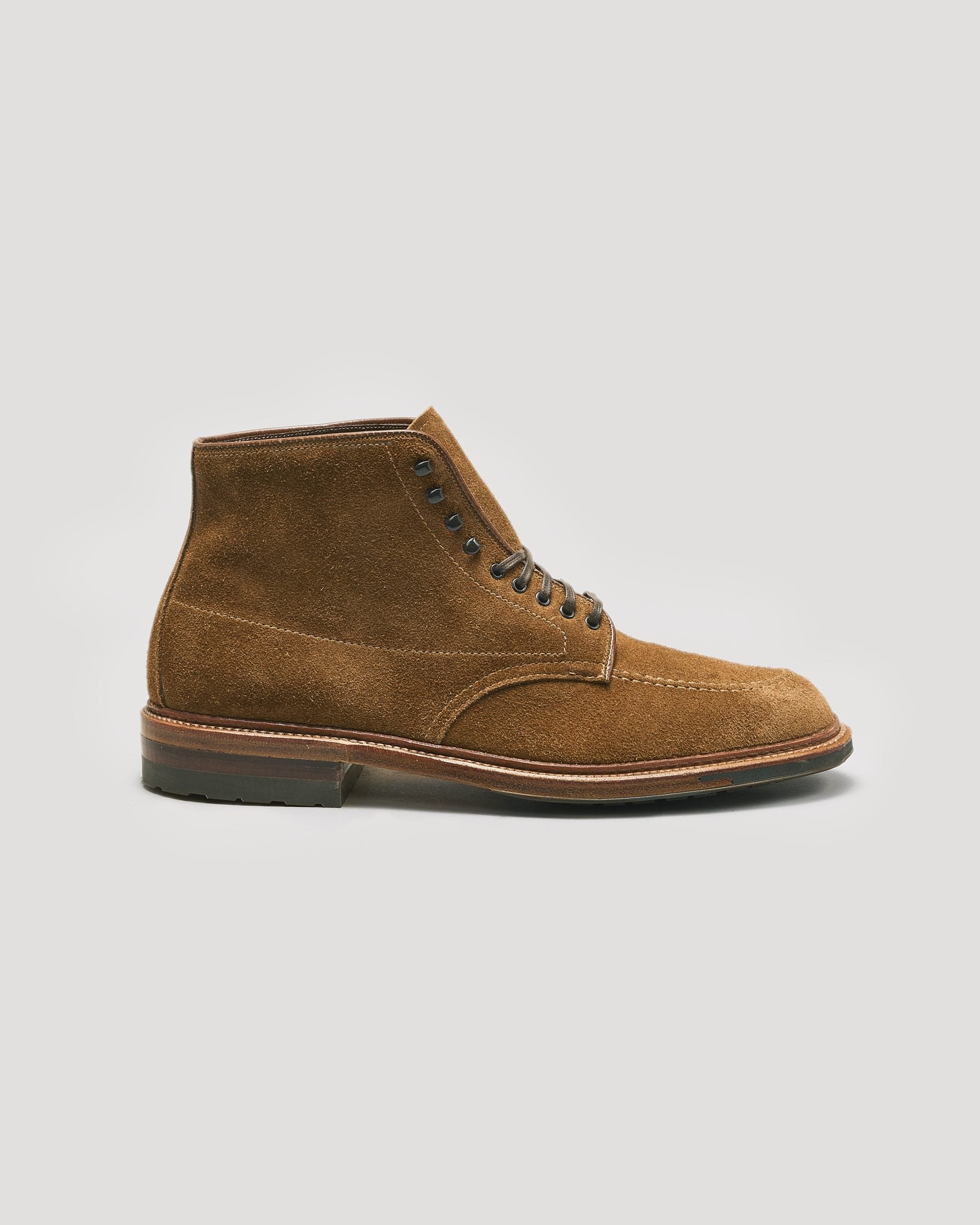 "Eastport" Indy Boot in Snuff Suede, Trubalance Last