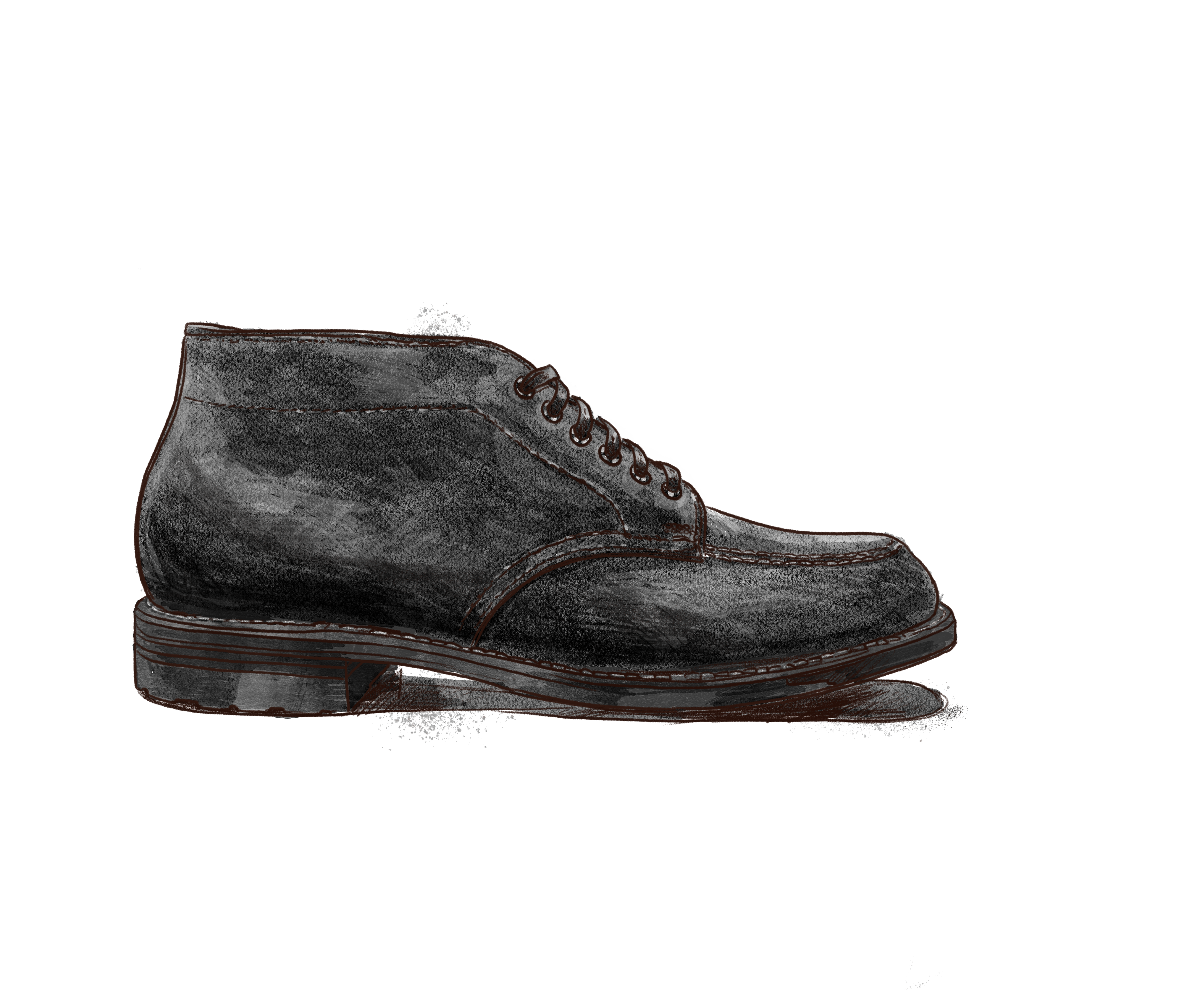 "Edmonds" Indy Chukka Boot in Black Suede, Trubalance Last