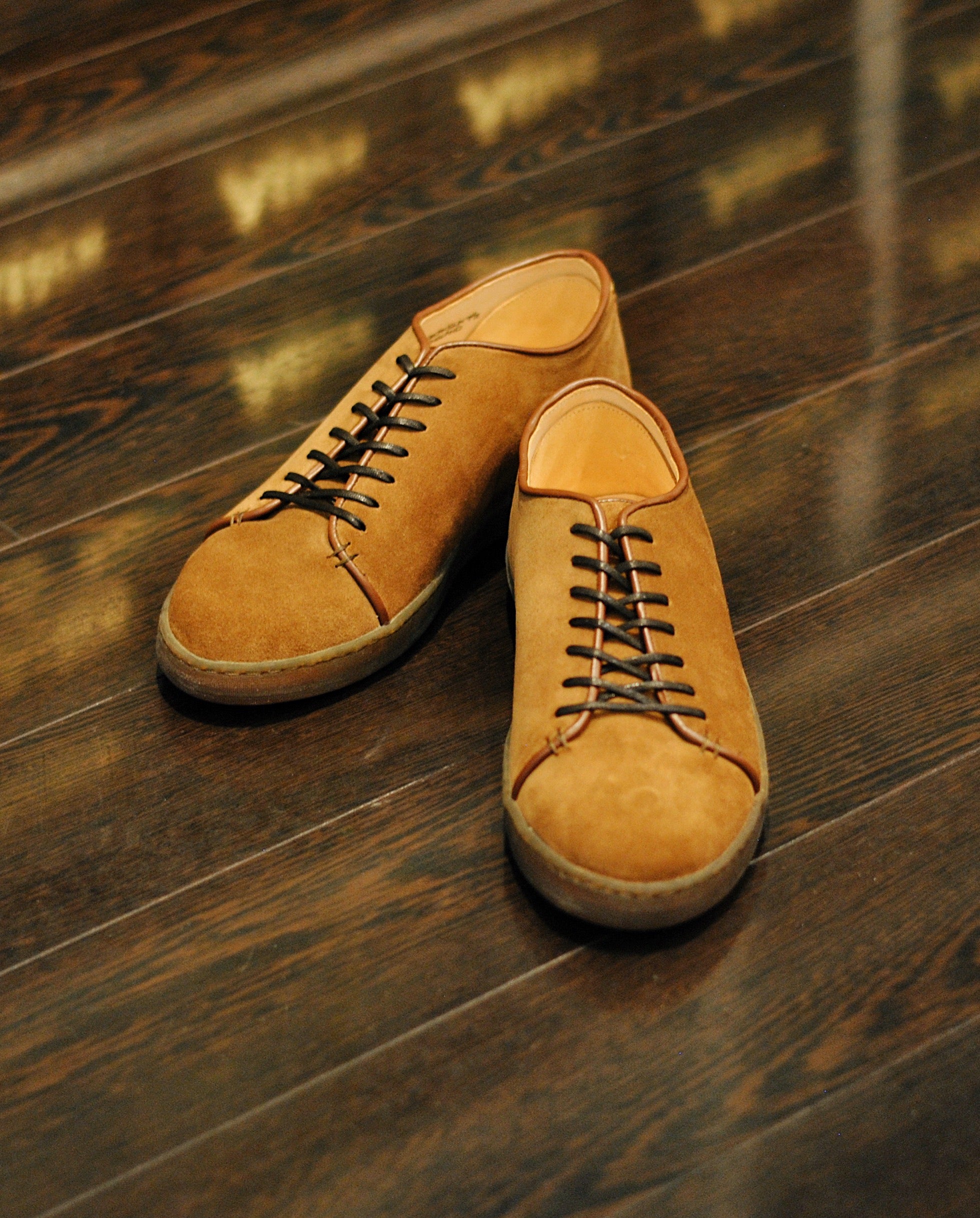 Harlestone Derby Sneaker - CF Stead Repello Calf Snuff Suede - Gum Sole