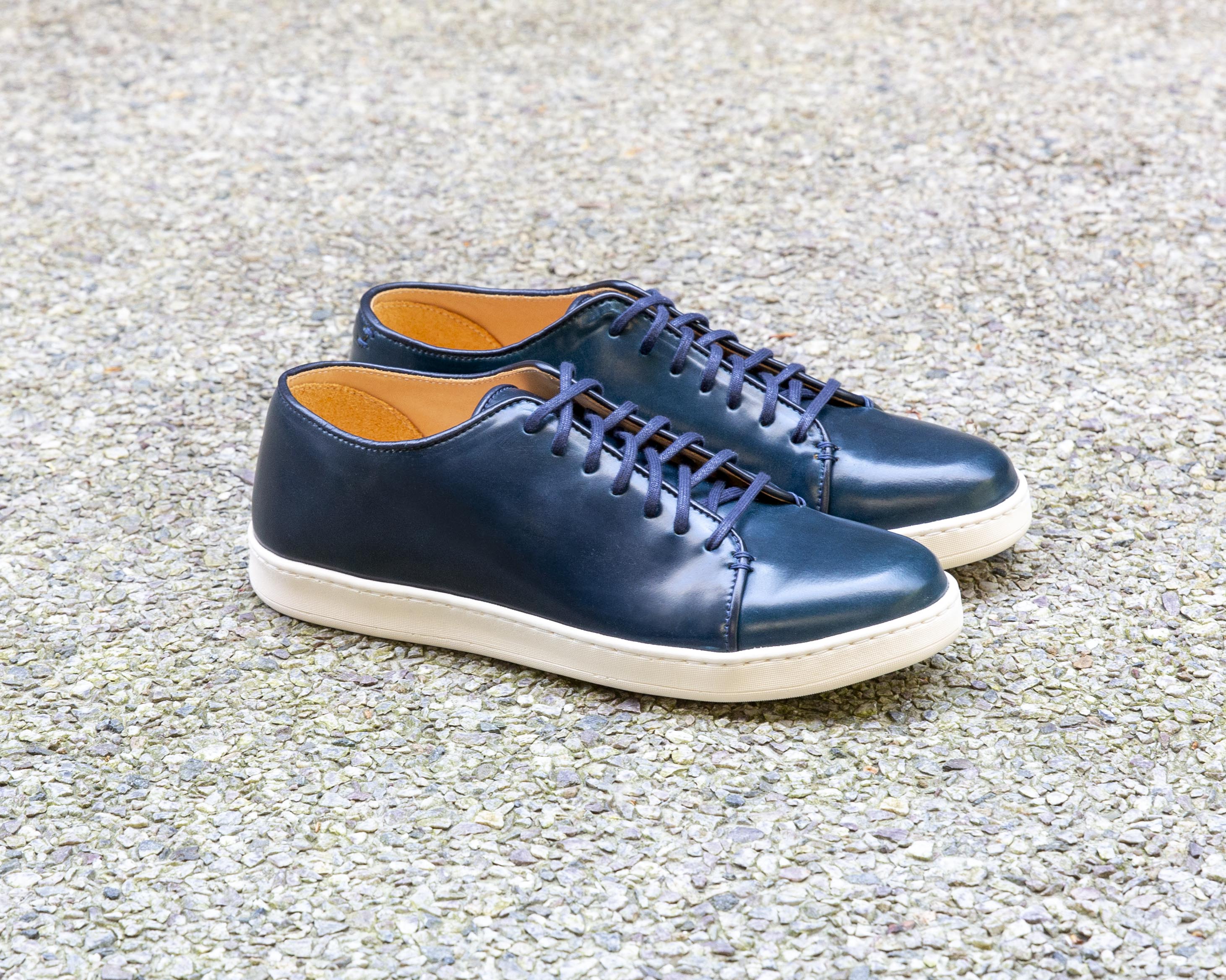10th Anniversary Harlestone Derby Sneaker in Horween Blue Shell Cordovan