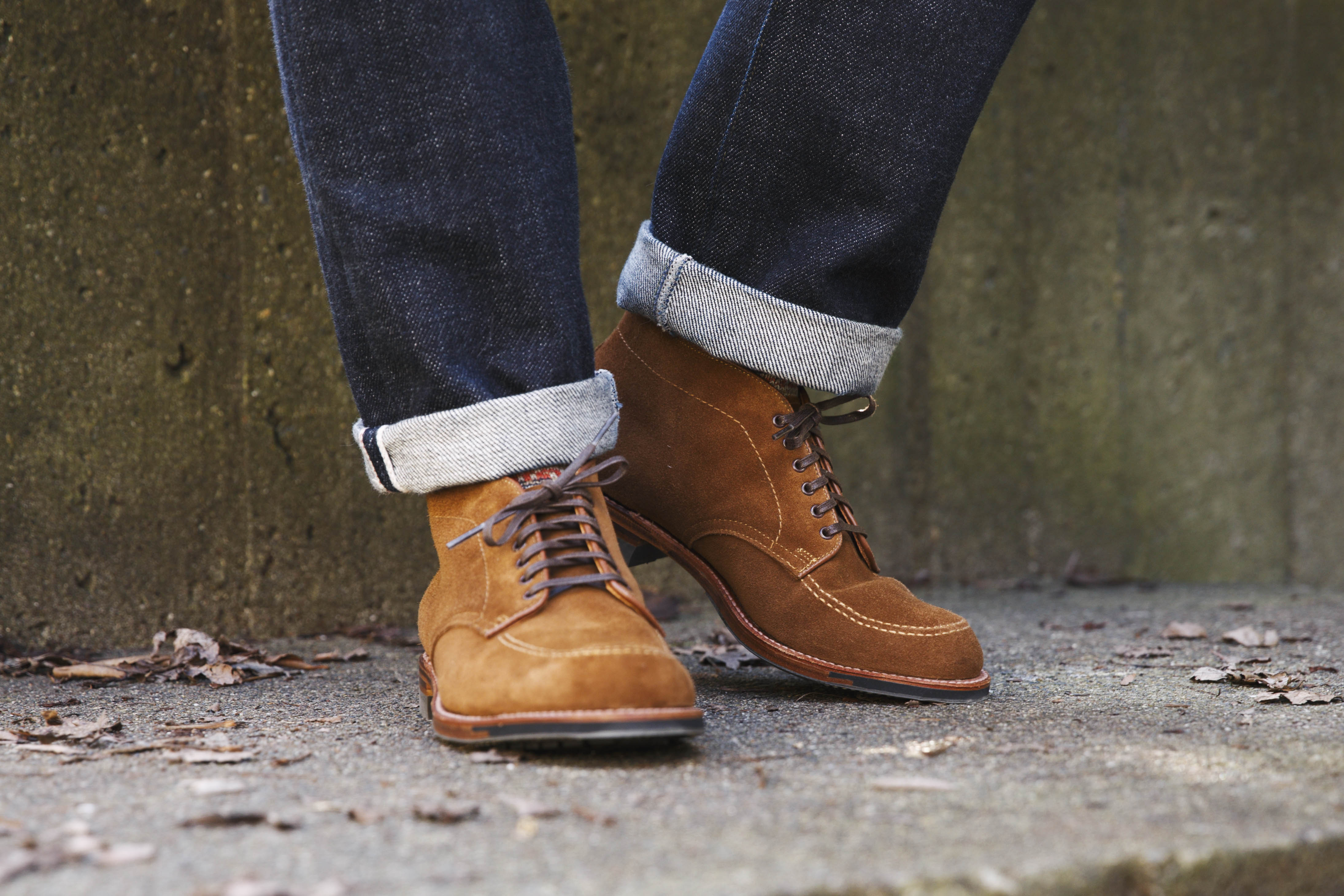 "Edmonds" Indy Chukka Boot in Snuff Suede, Trubalance Last