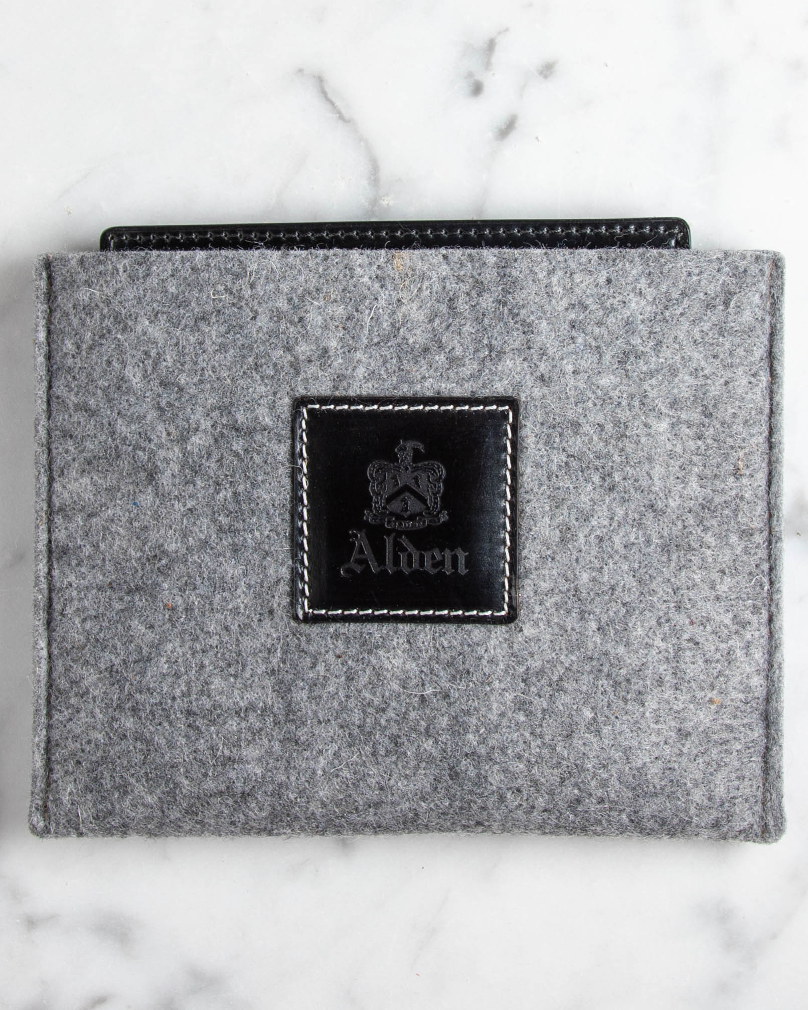 LG 6009 Black Shell Cordovan Credit Card Wallet