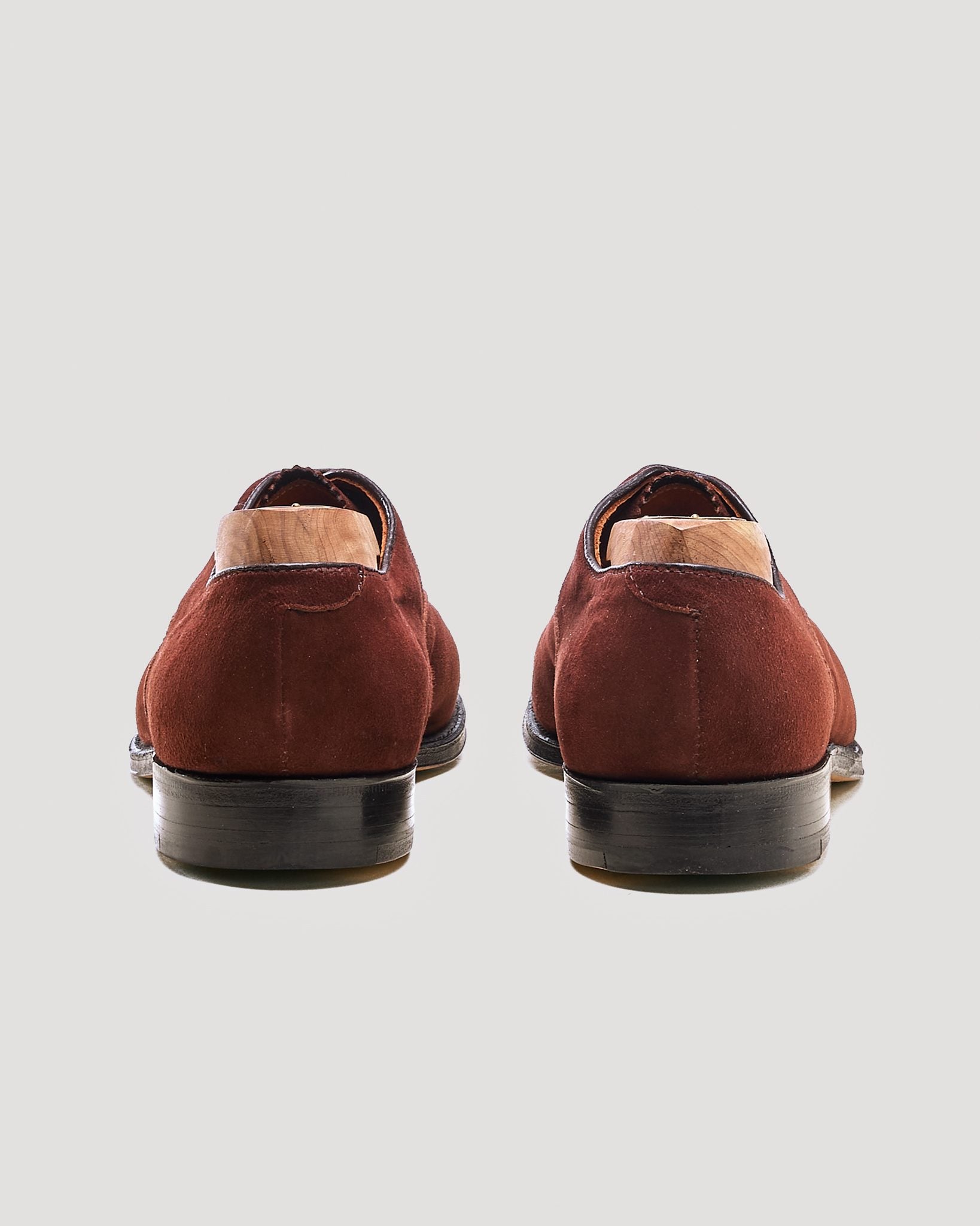 "Alister" Straight Tip Balmoral Oxford in Alamo Kid Suede, Hampton Last