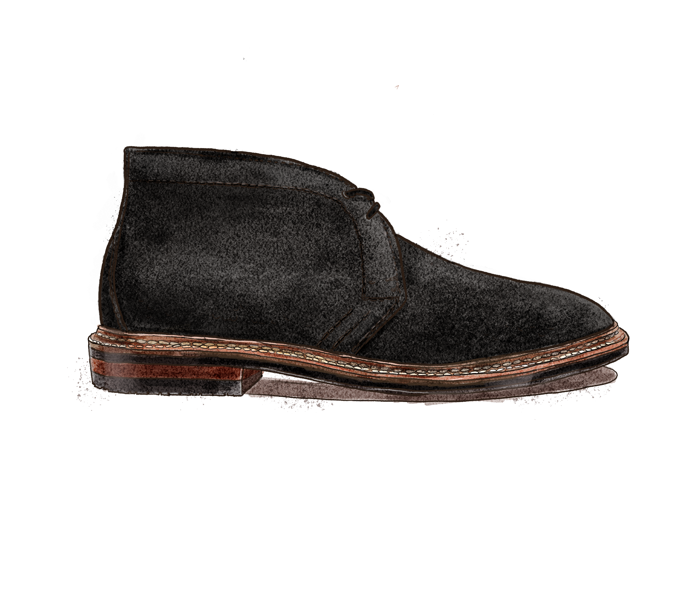 "Marrowstone" Unlined Chukka Boot in Earth Reverse Chamois, Leydon Last