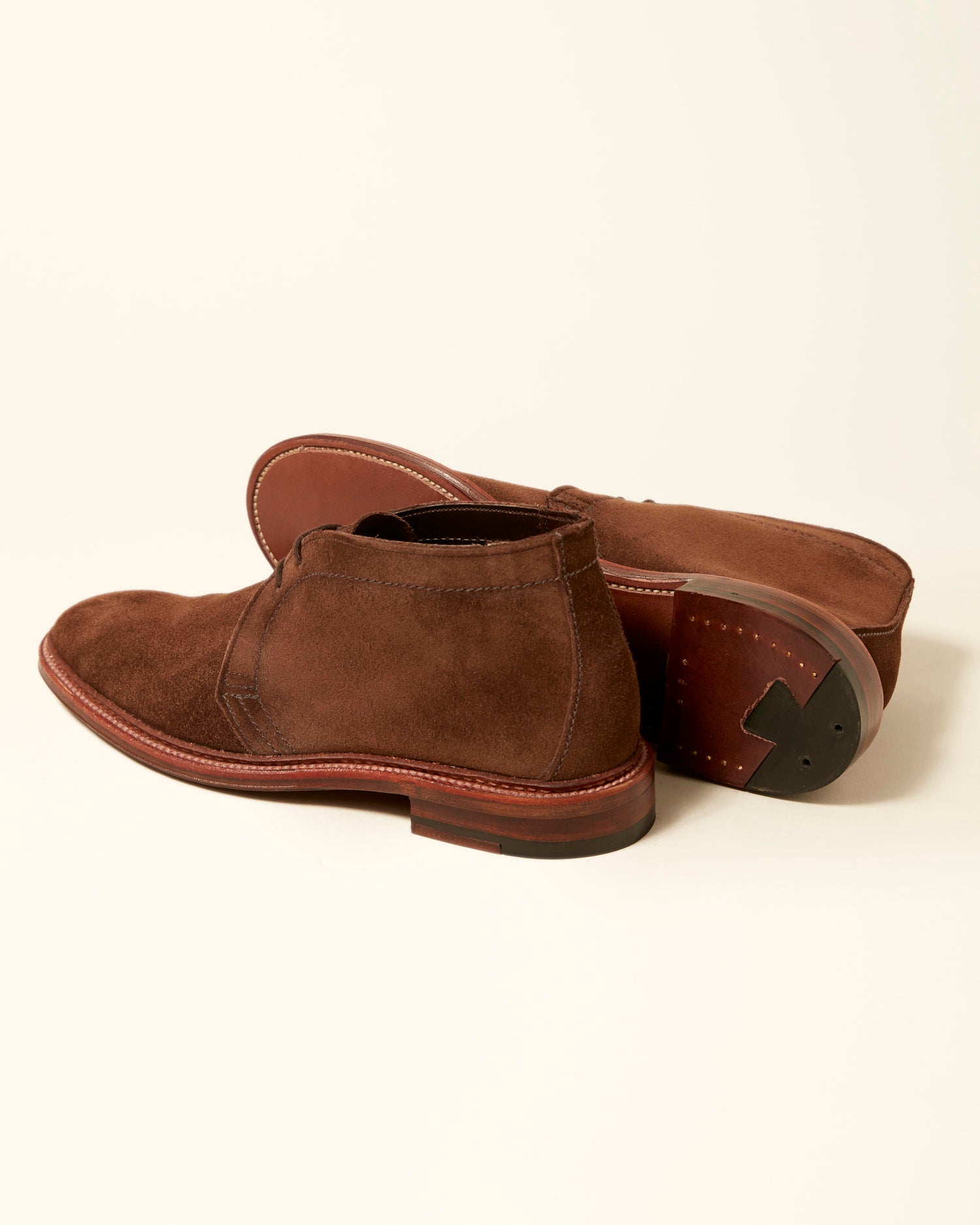 1492 Unlined Chukka Boot in Brown Suede, Leydon Last