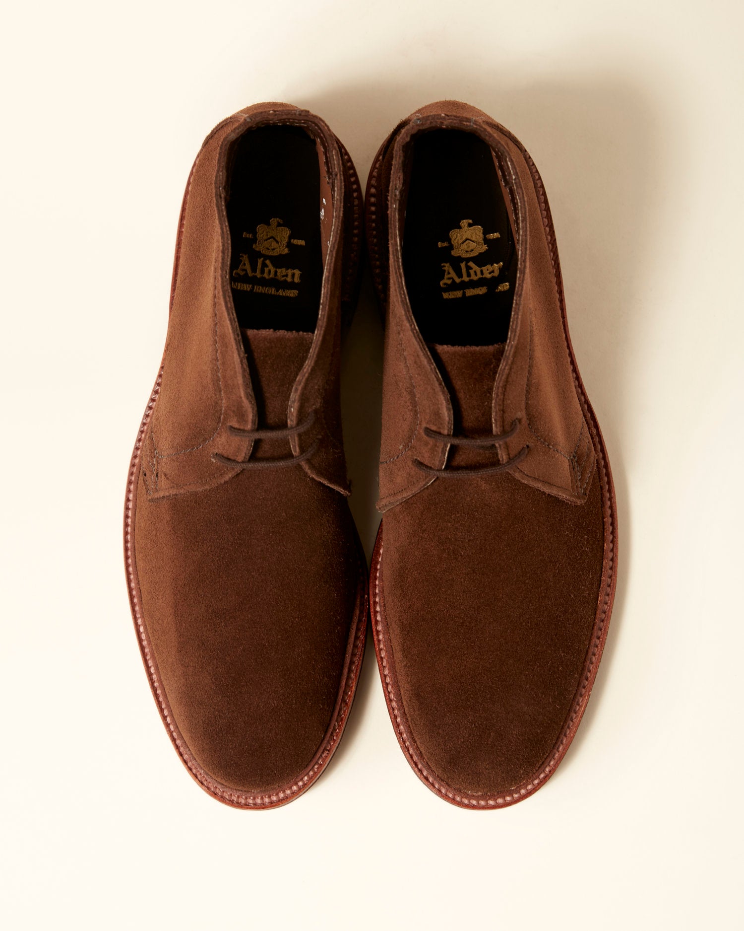1492 Unlined Chukka Boot in Brown Suede, Leydon Last