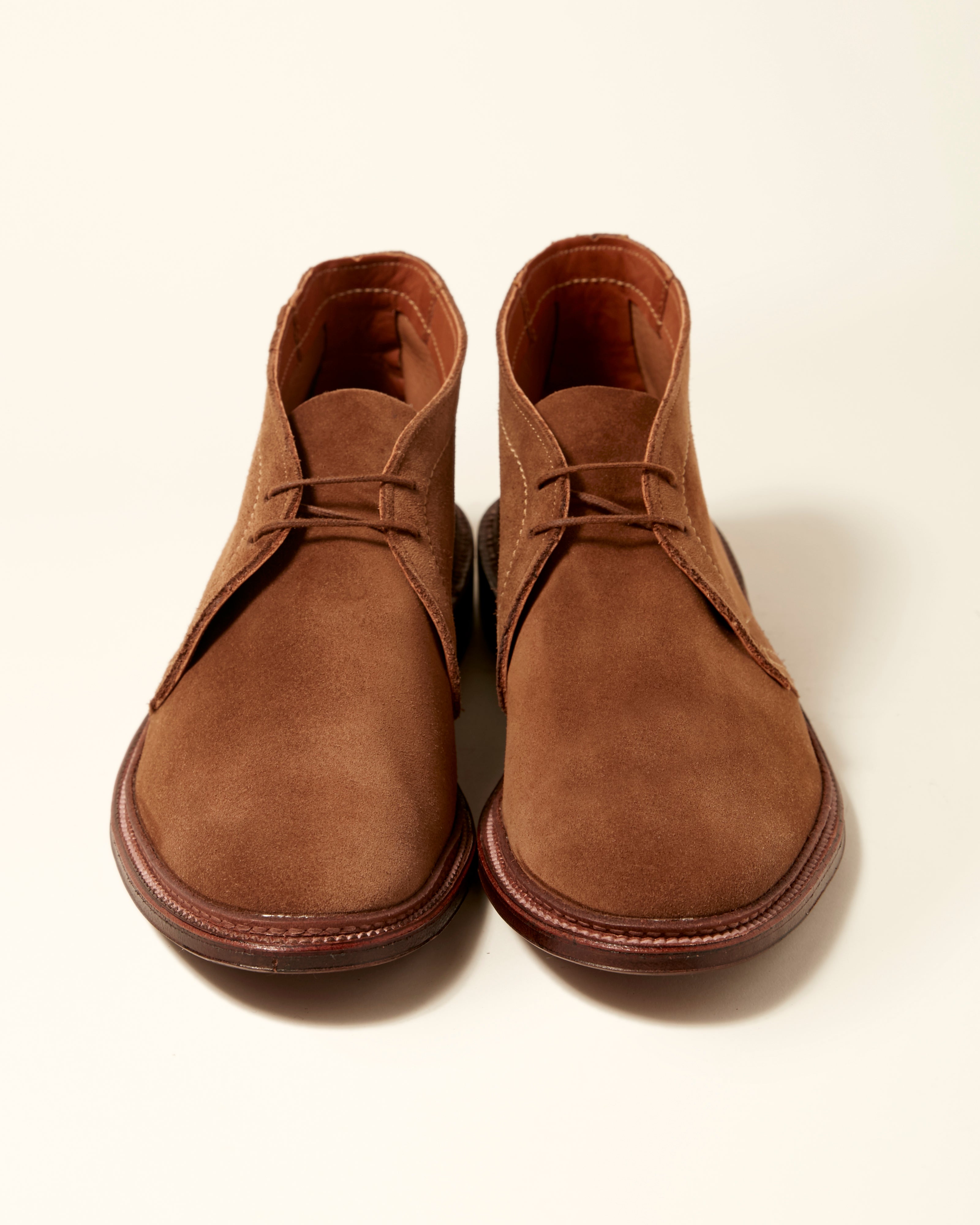 1493 Unlined Chukka Boot in Snuff Suede, Leydon Last