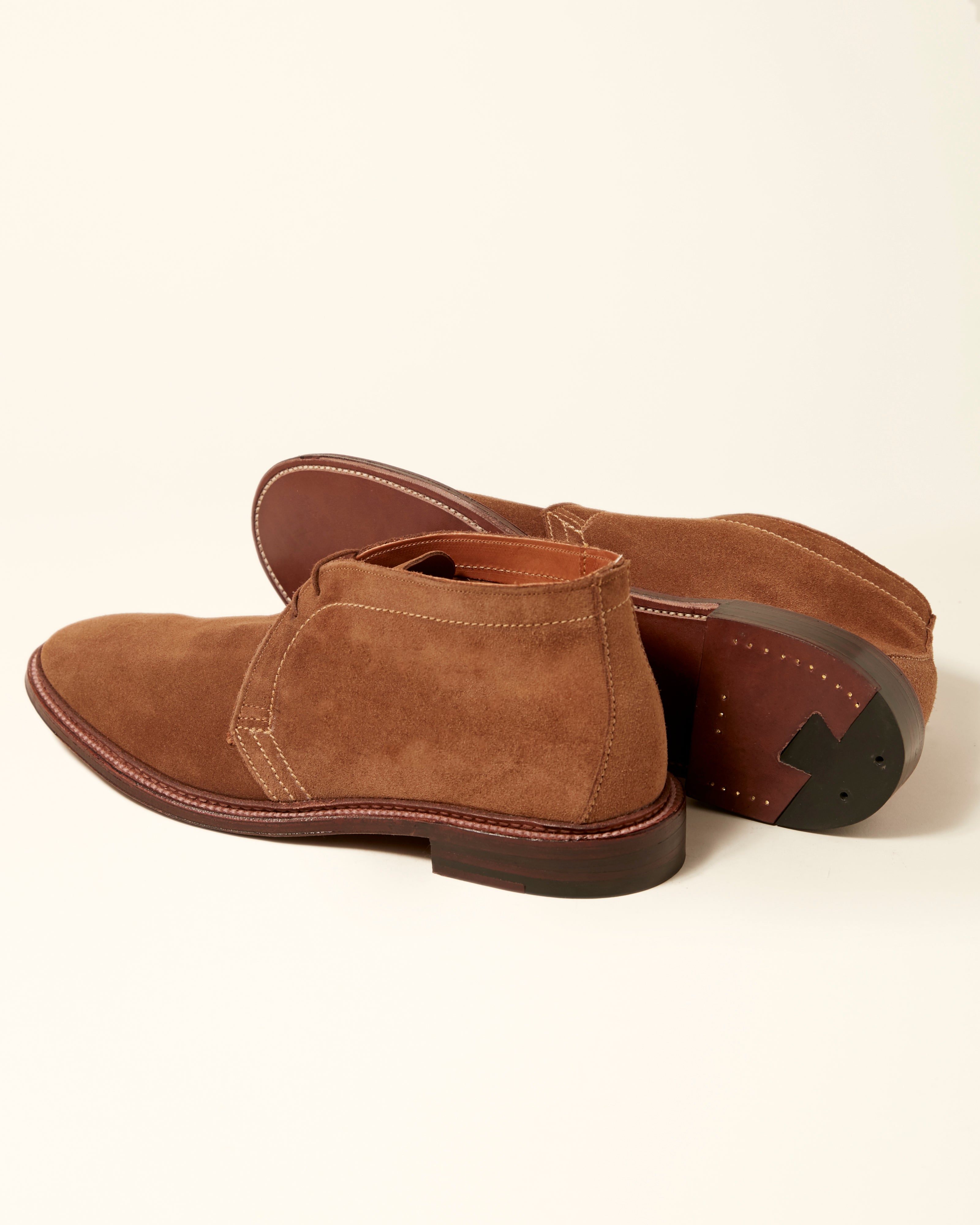 1493 Unlined Chukka Boot in Snuff Suede, Leydon Last