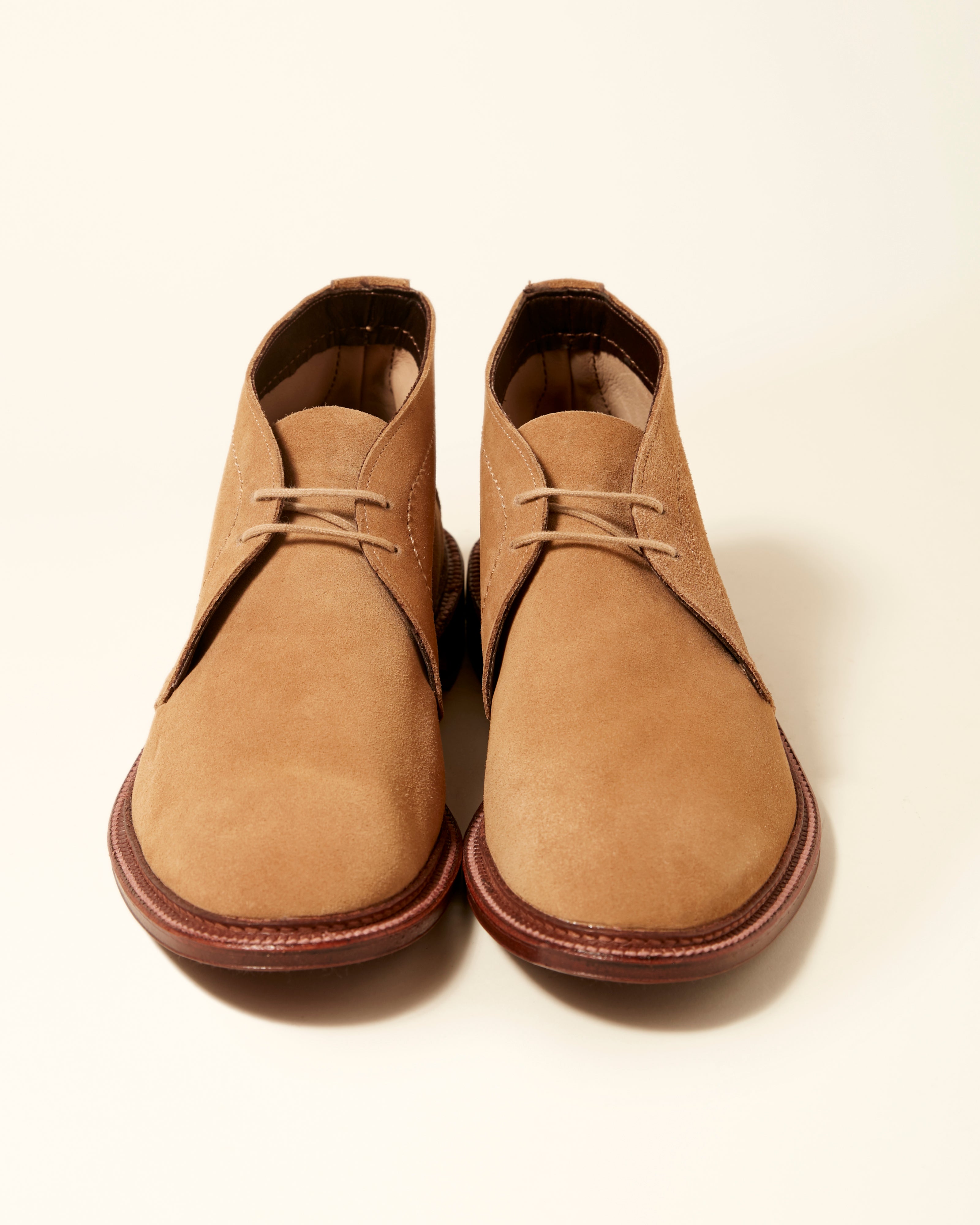 1494 Unlined Chukka Boot in Tan Suede, Leydon Last