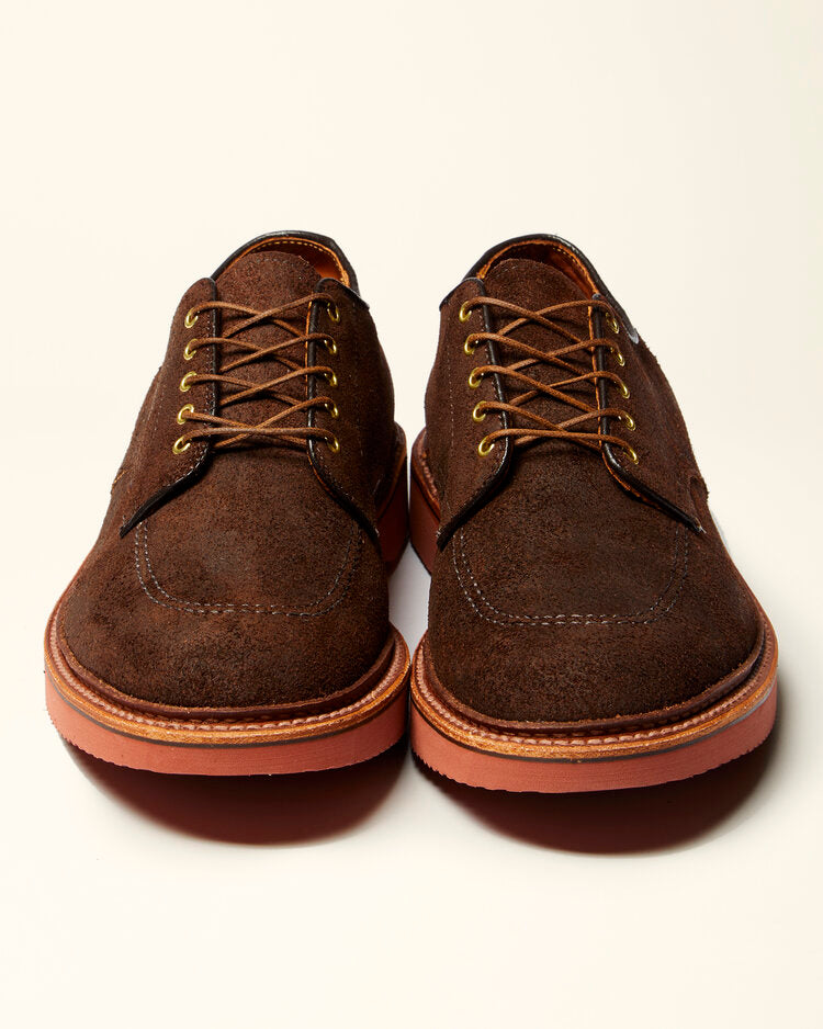"Phinney" Indy Shoe in Tobacco Reverse Chamois, Trubalance Last