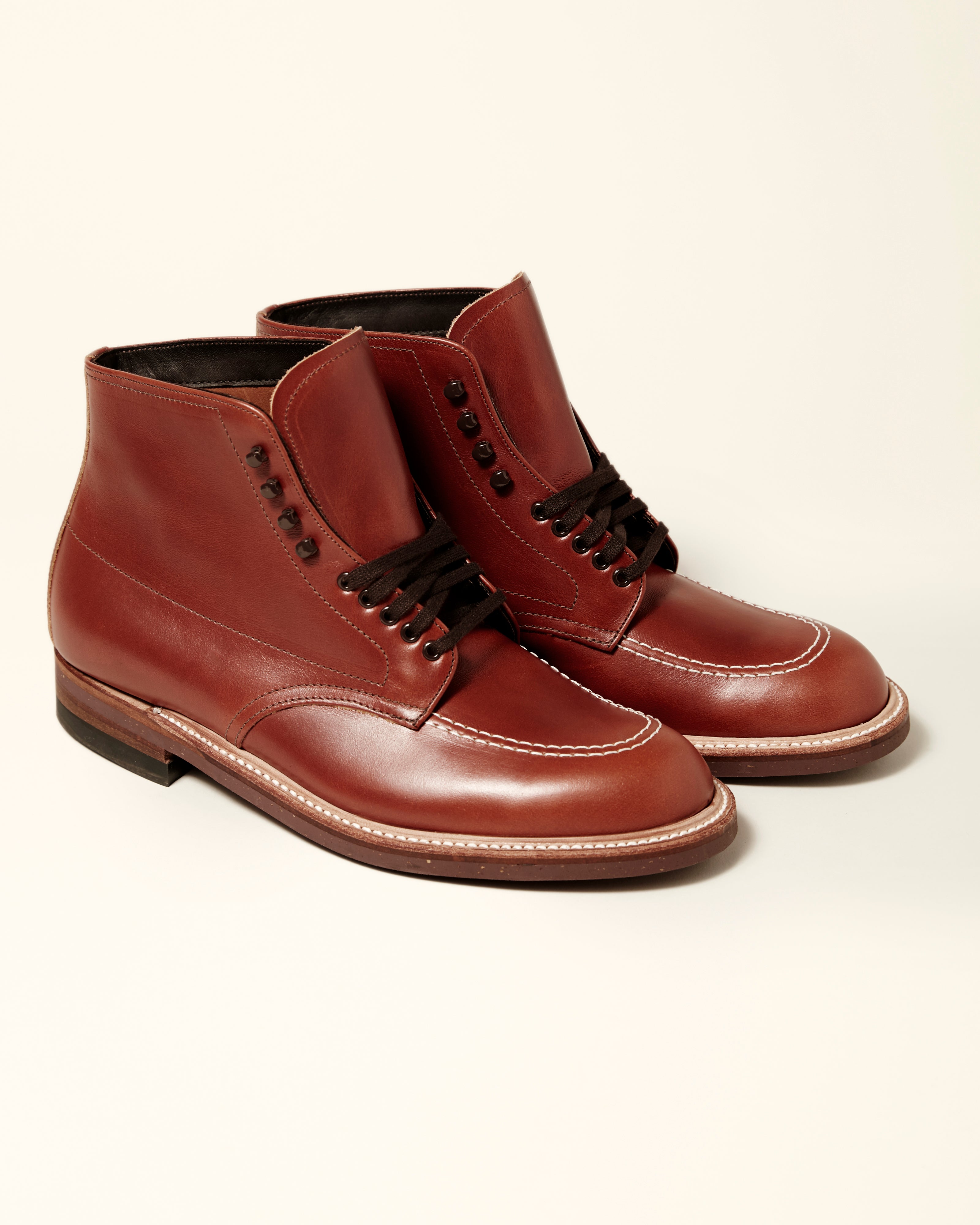 405 Original Indy Boot in Mahogany Workboot Leather, Trubalance Last