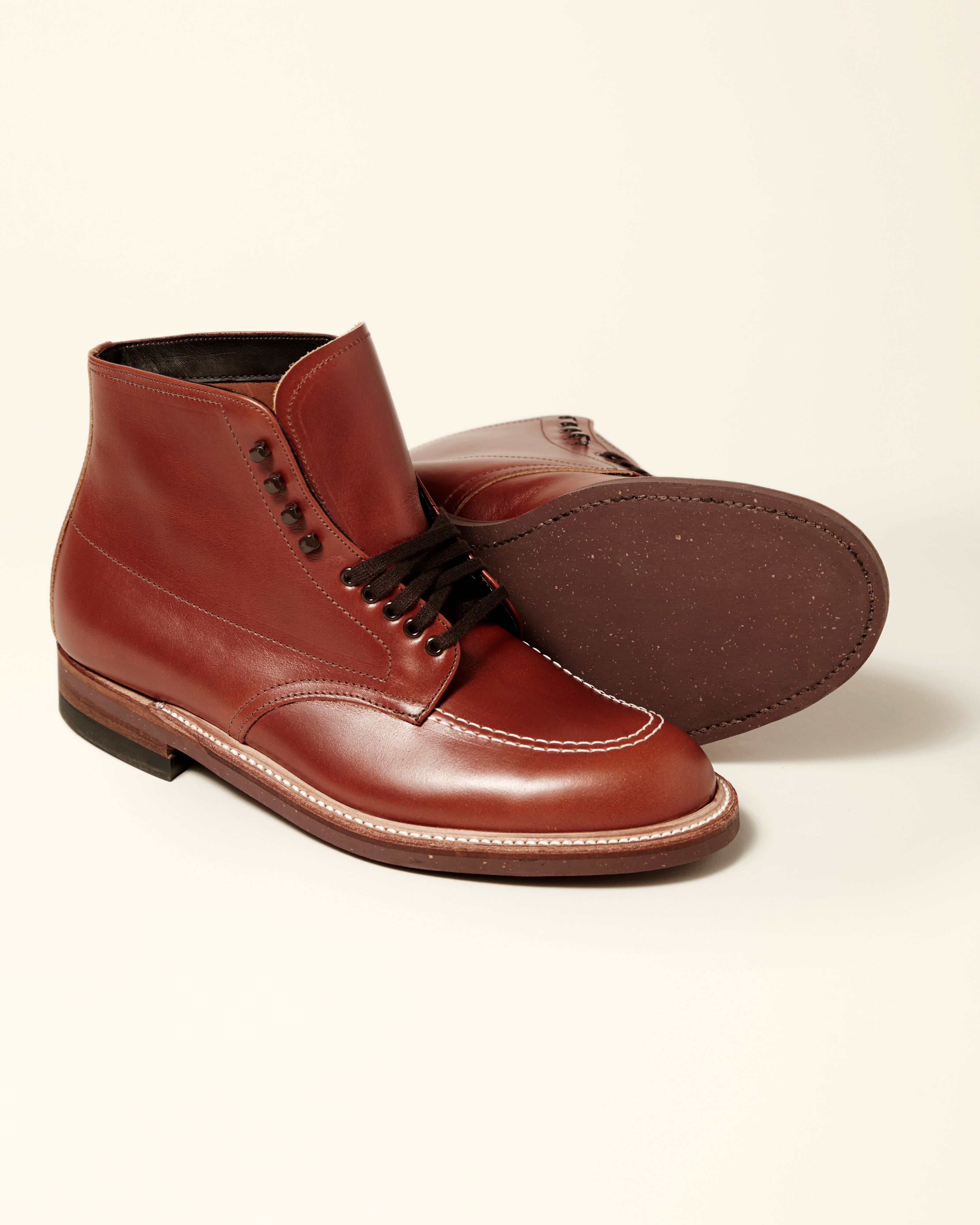 405 Original Indy Boot in Mahogany Workboot Leather, Trubalance Last