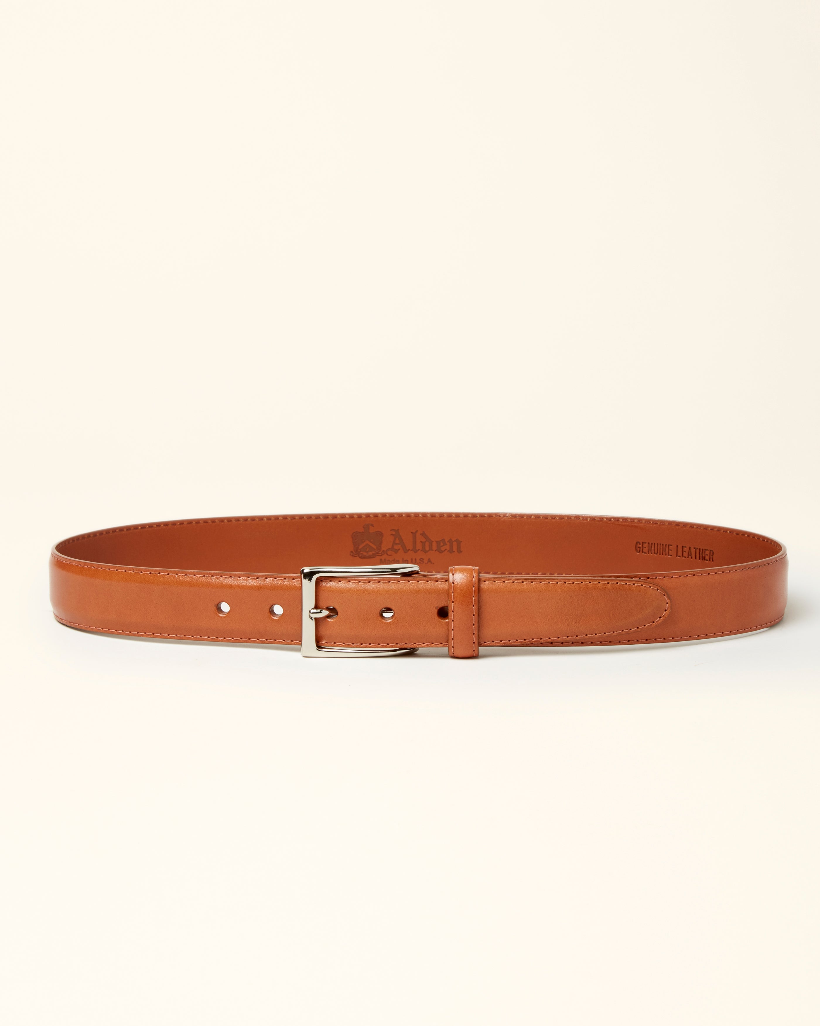 MB 0113 Tan Calfskin Belt 30mm