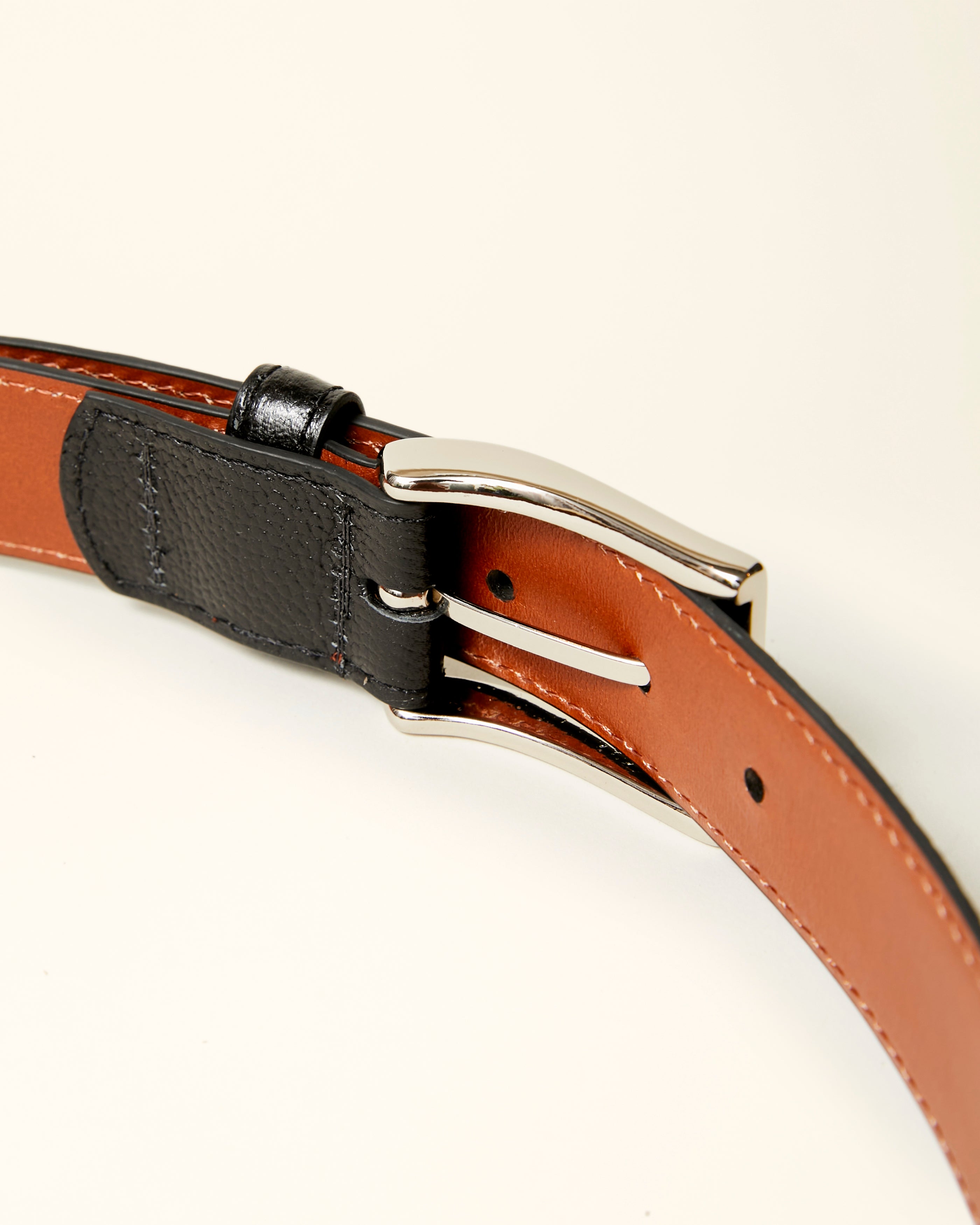 MB 0311 Black Alpine Grain Calfskin Belt 30mm